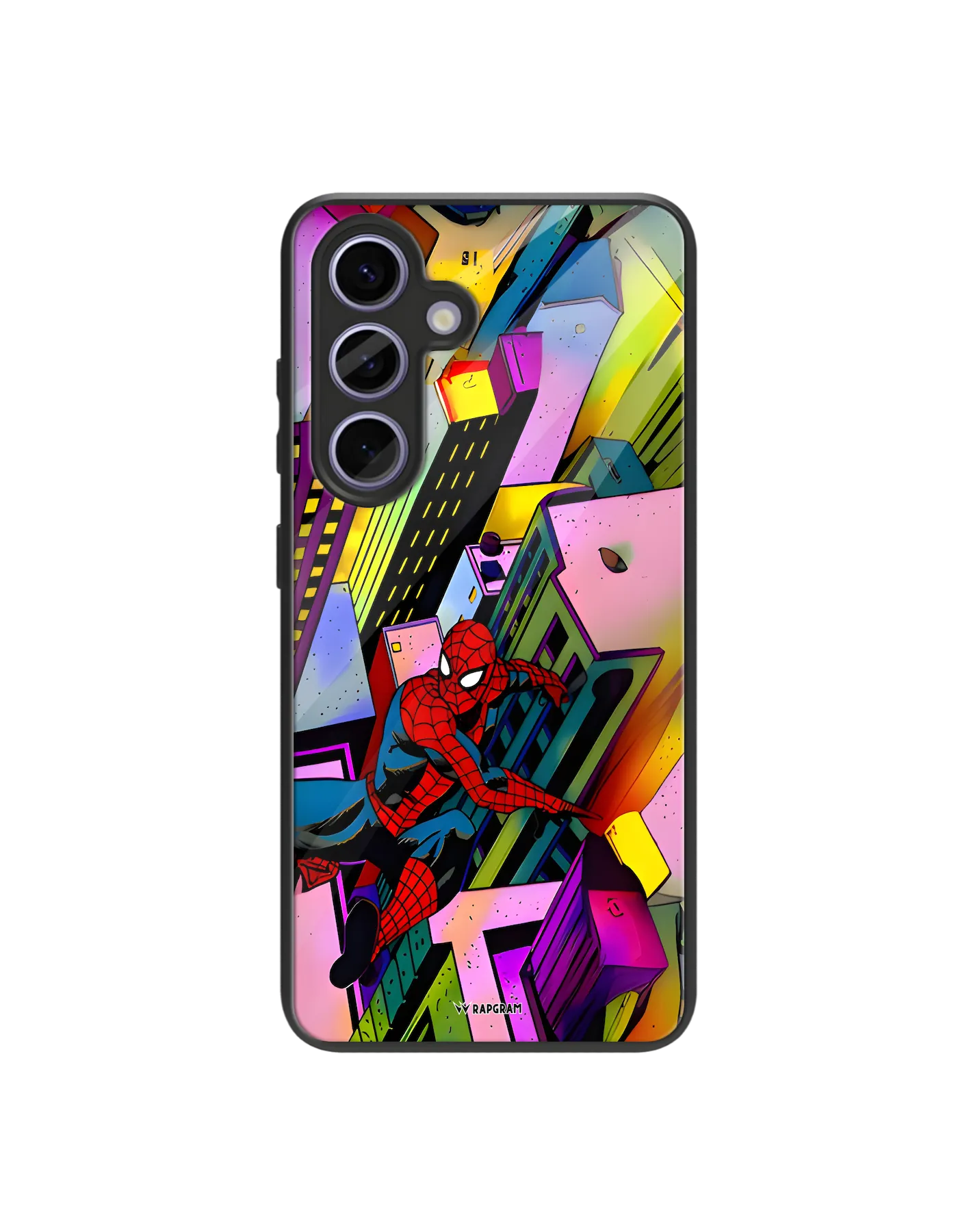 Spidey City Glass Case