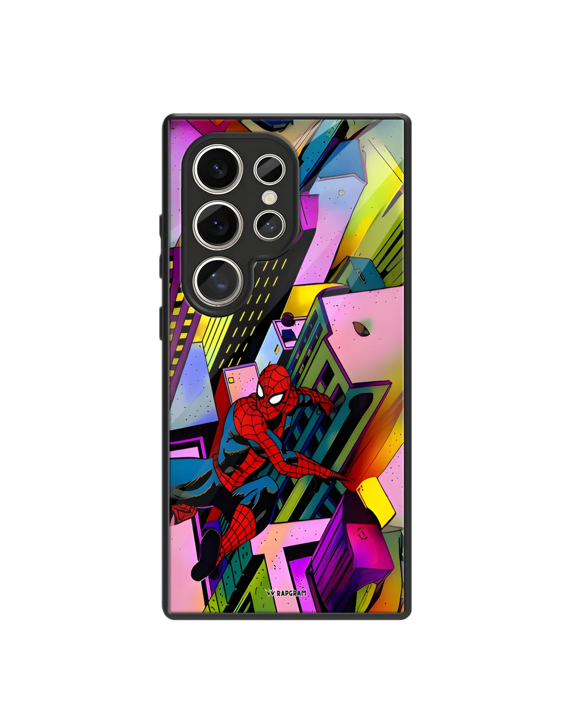 Spidey City Glass Case