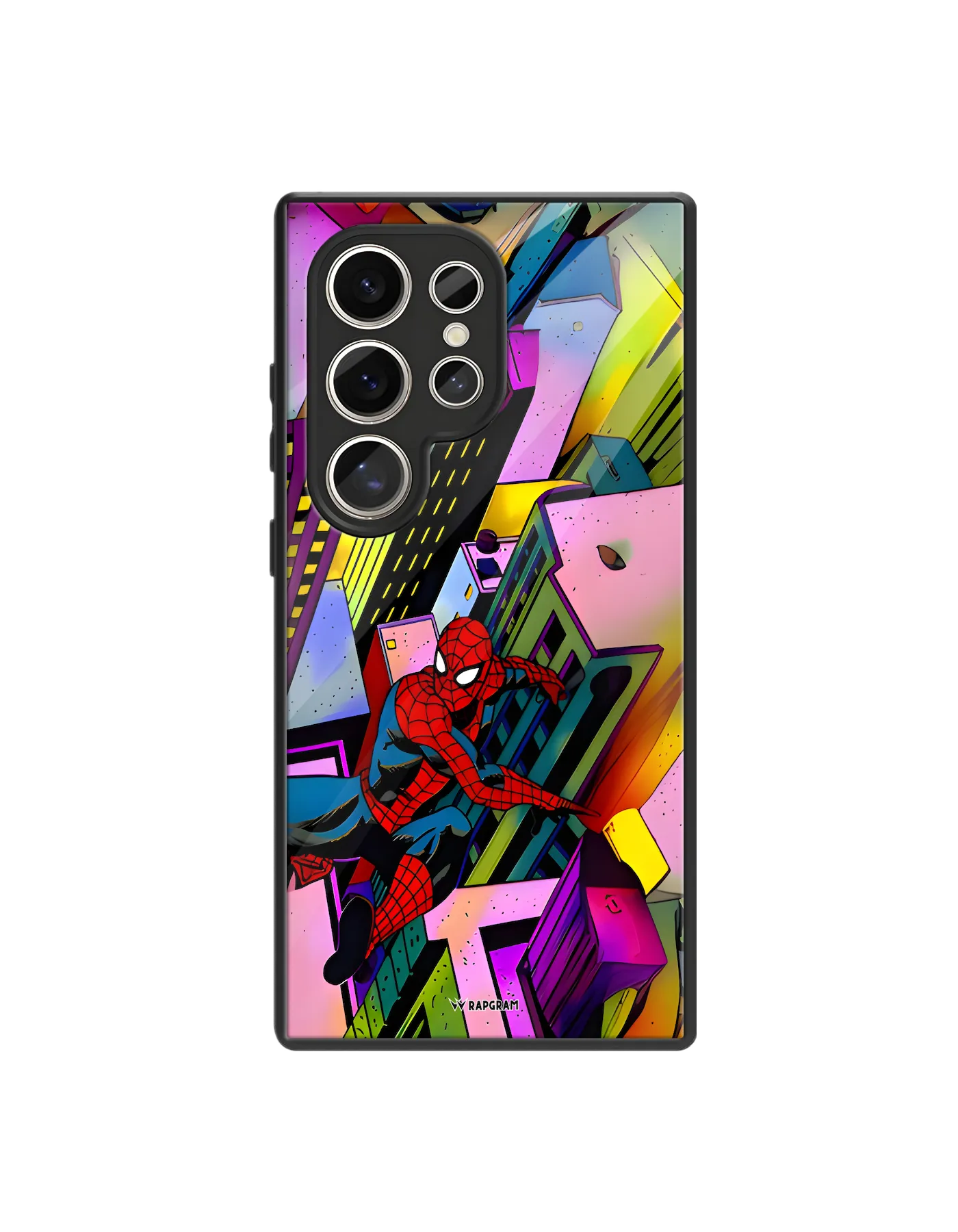 Spidey City Glass Case