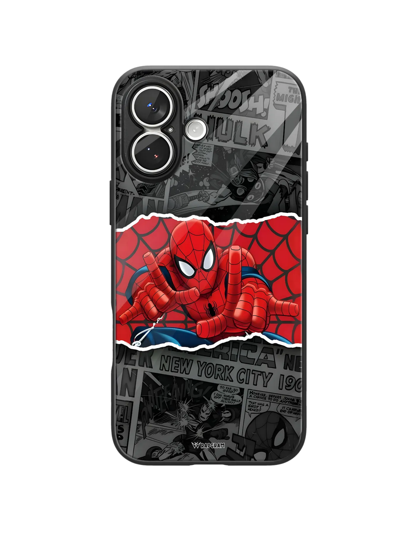 Spidey Comic Glass Case