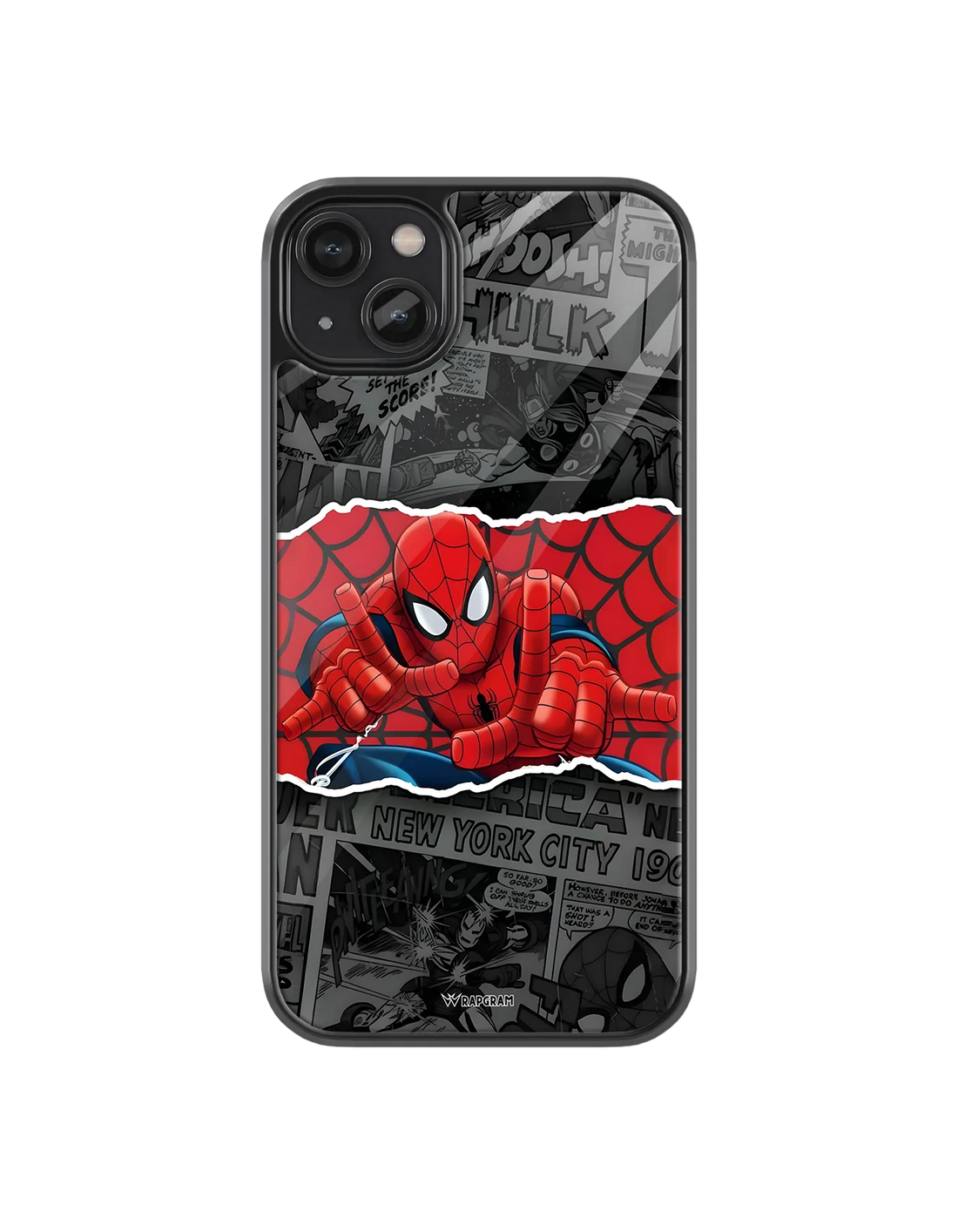 Spidey Comic Glass Case