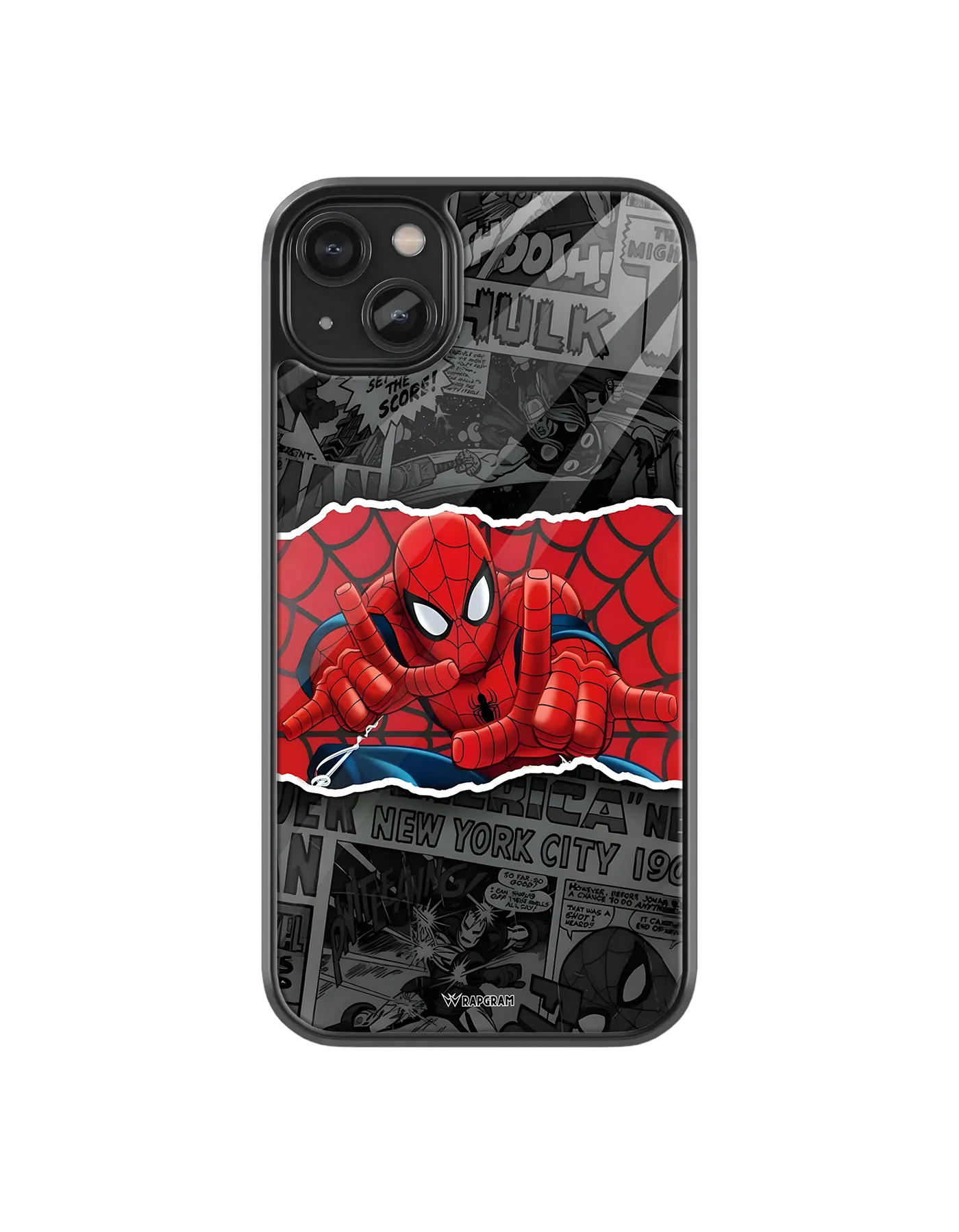 Spidey Comic Glass Case