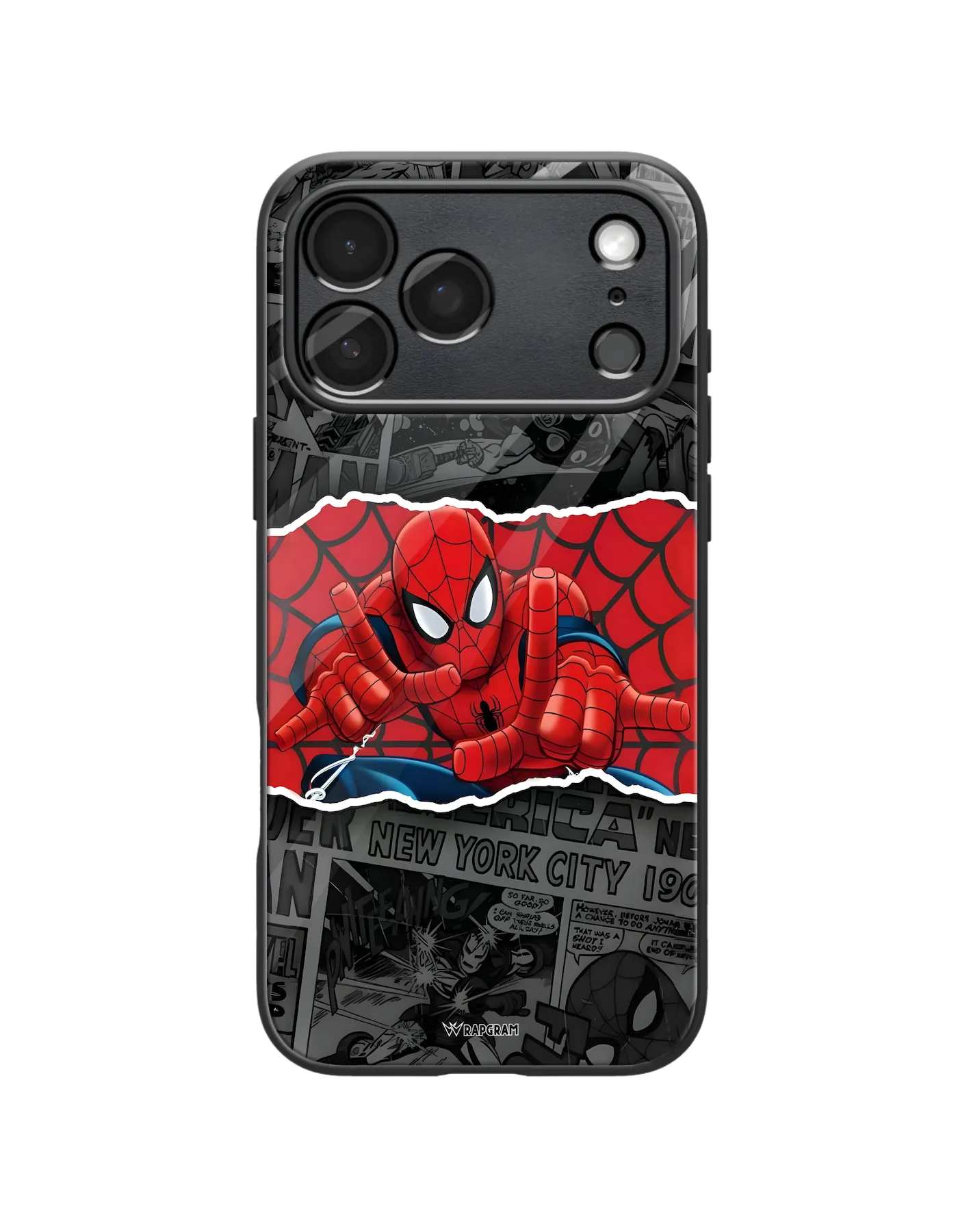 Spidey Comic Glass Case