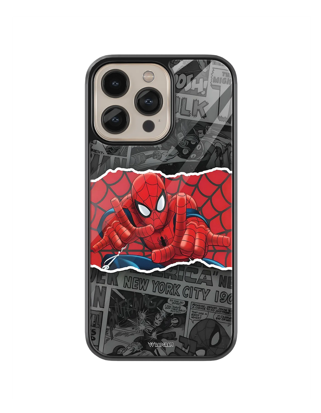 Spidey Comic Glass Case