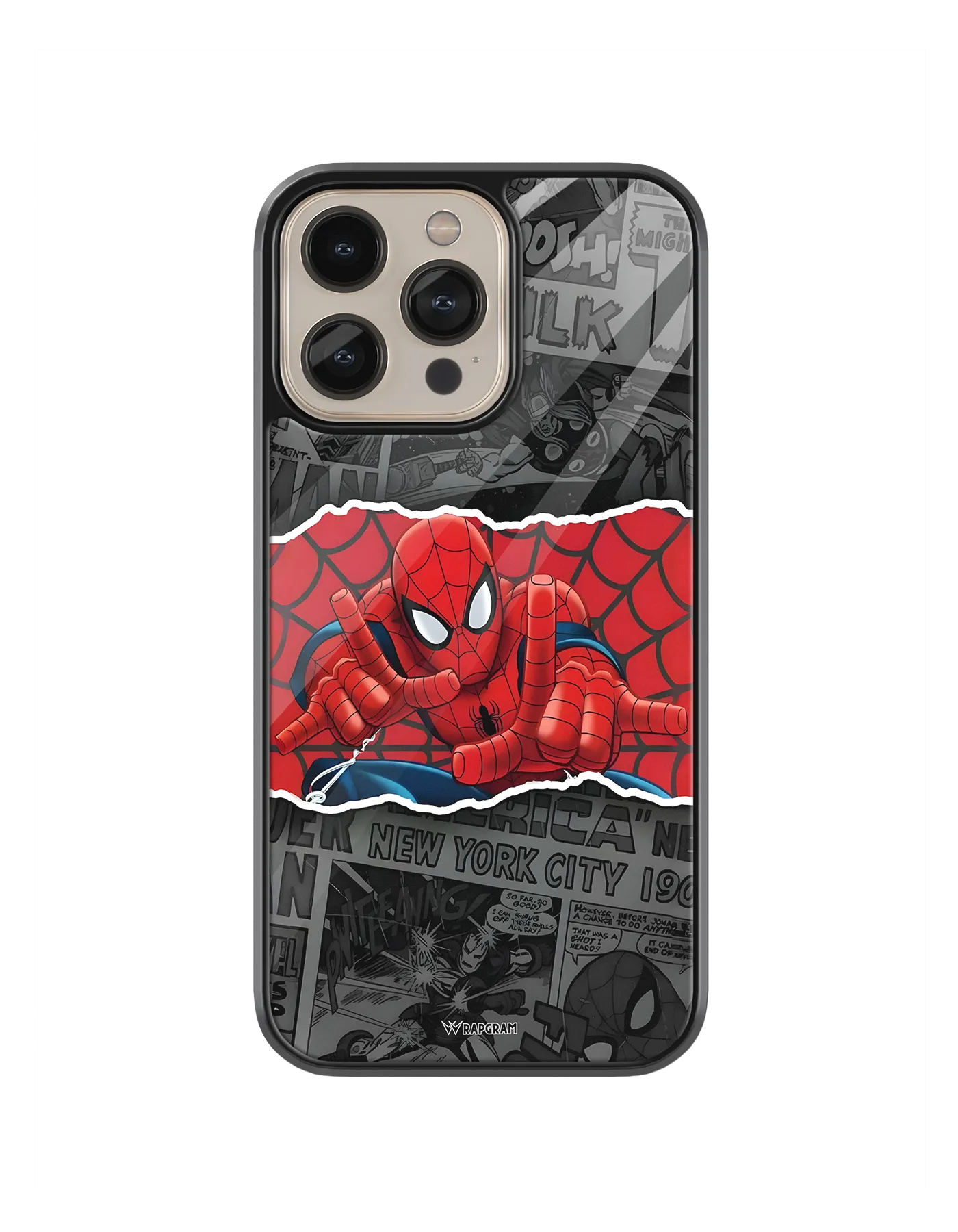 Spidey Comic Glass Case