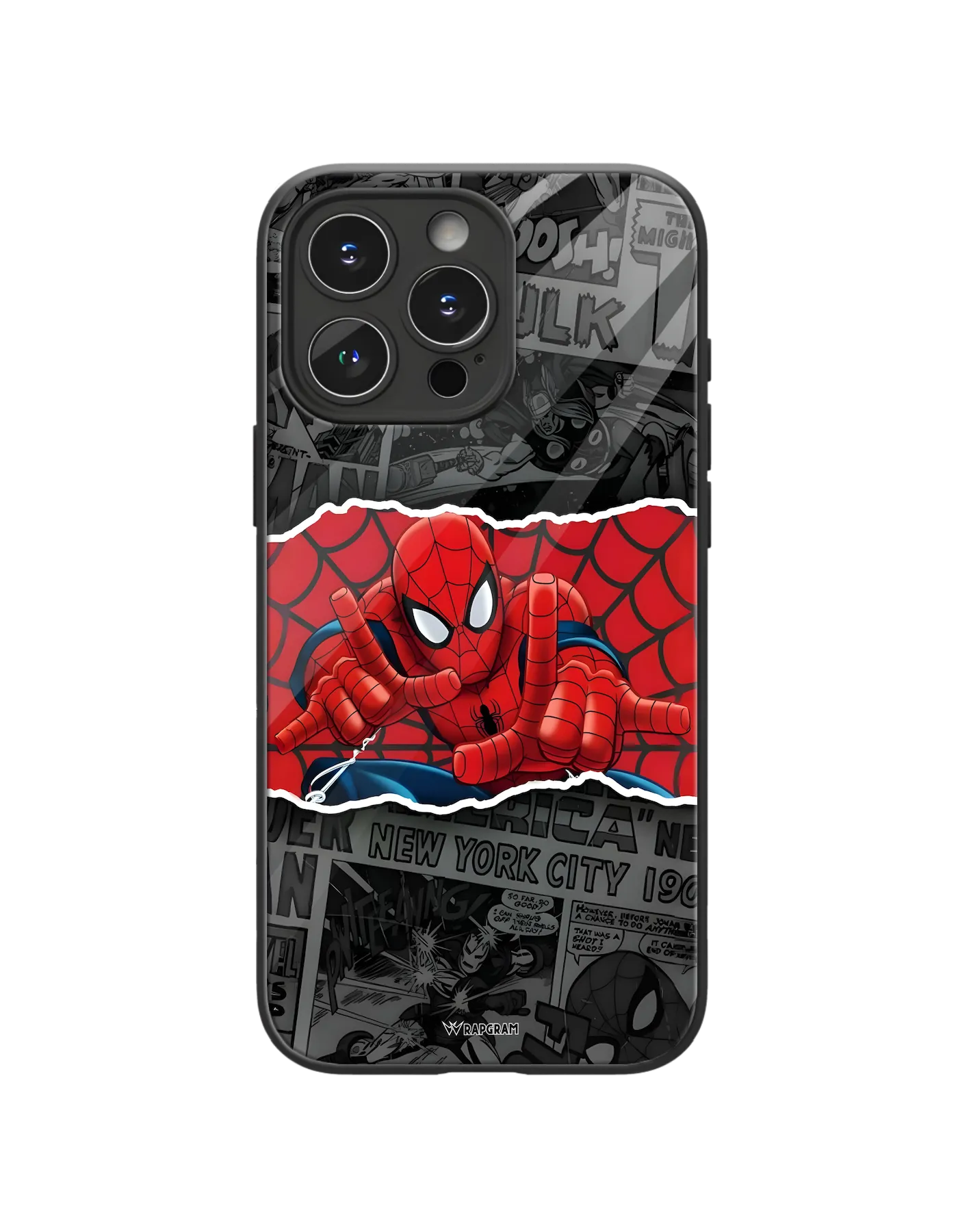 Spidey Comic Glass Case