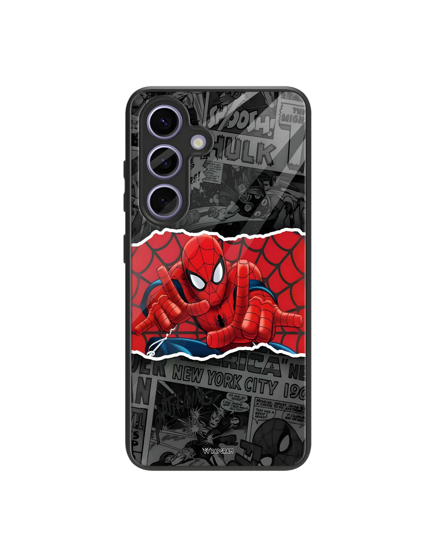 Spidey Comic Glass Case