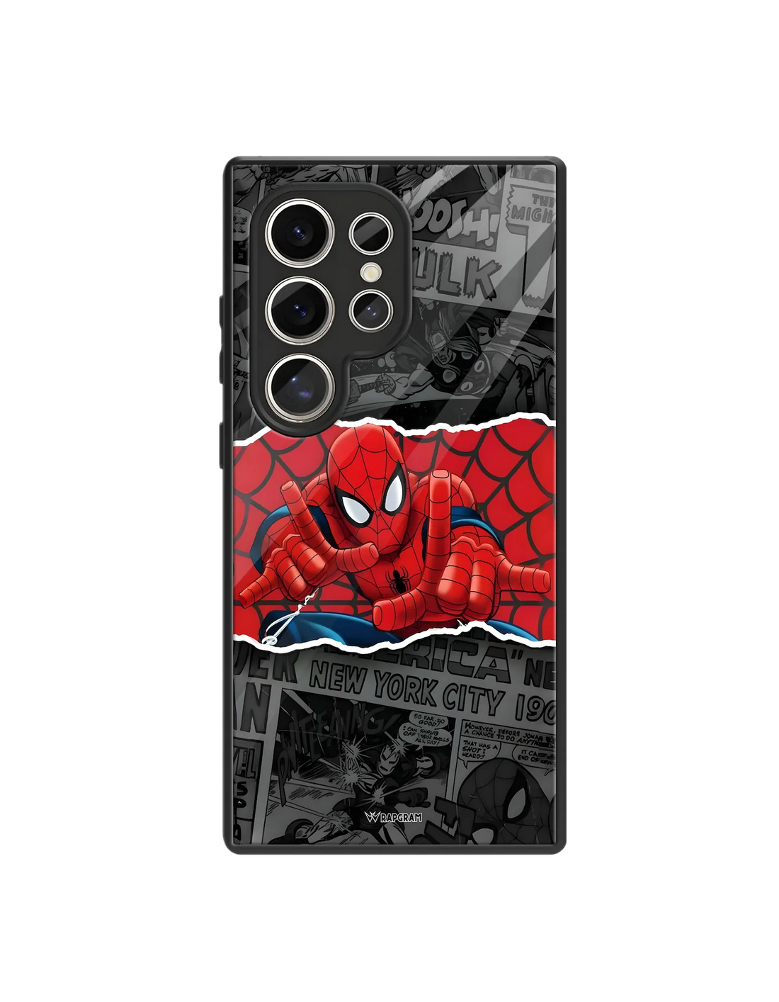 Spidey Comic Glass Case