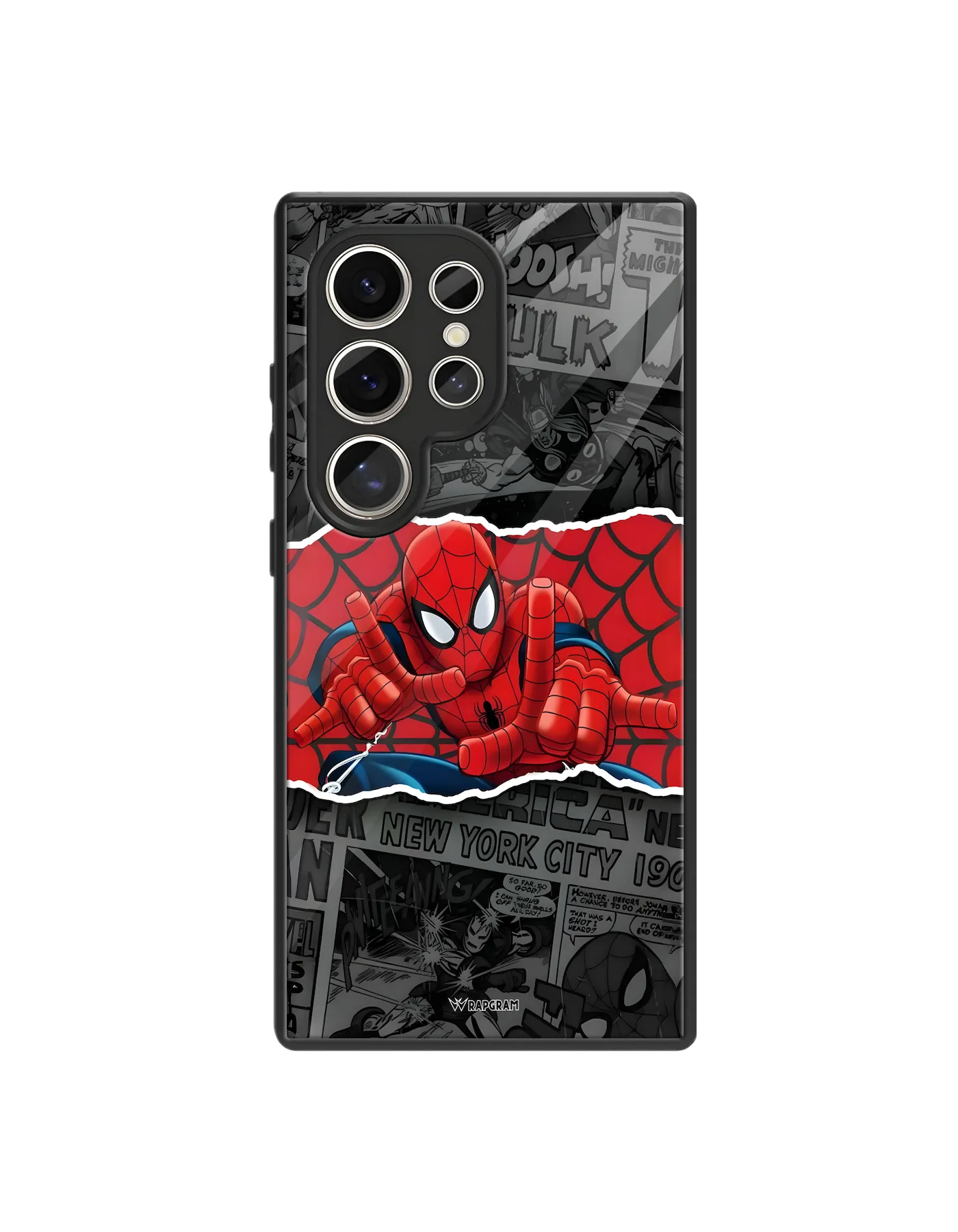 Spidey Comic Glass Case