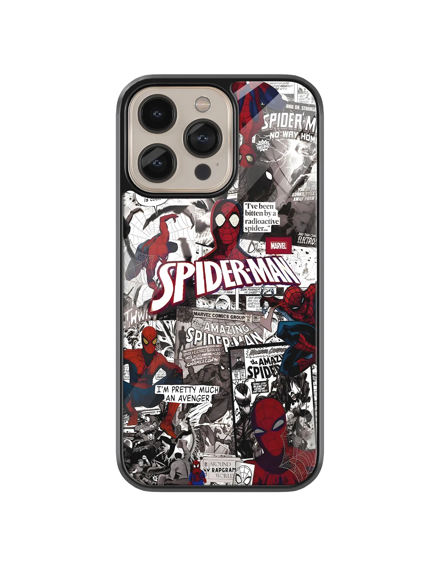 Spider Collage Glass Case