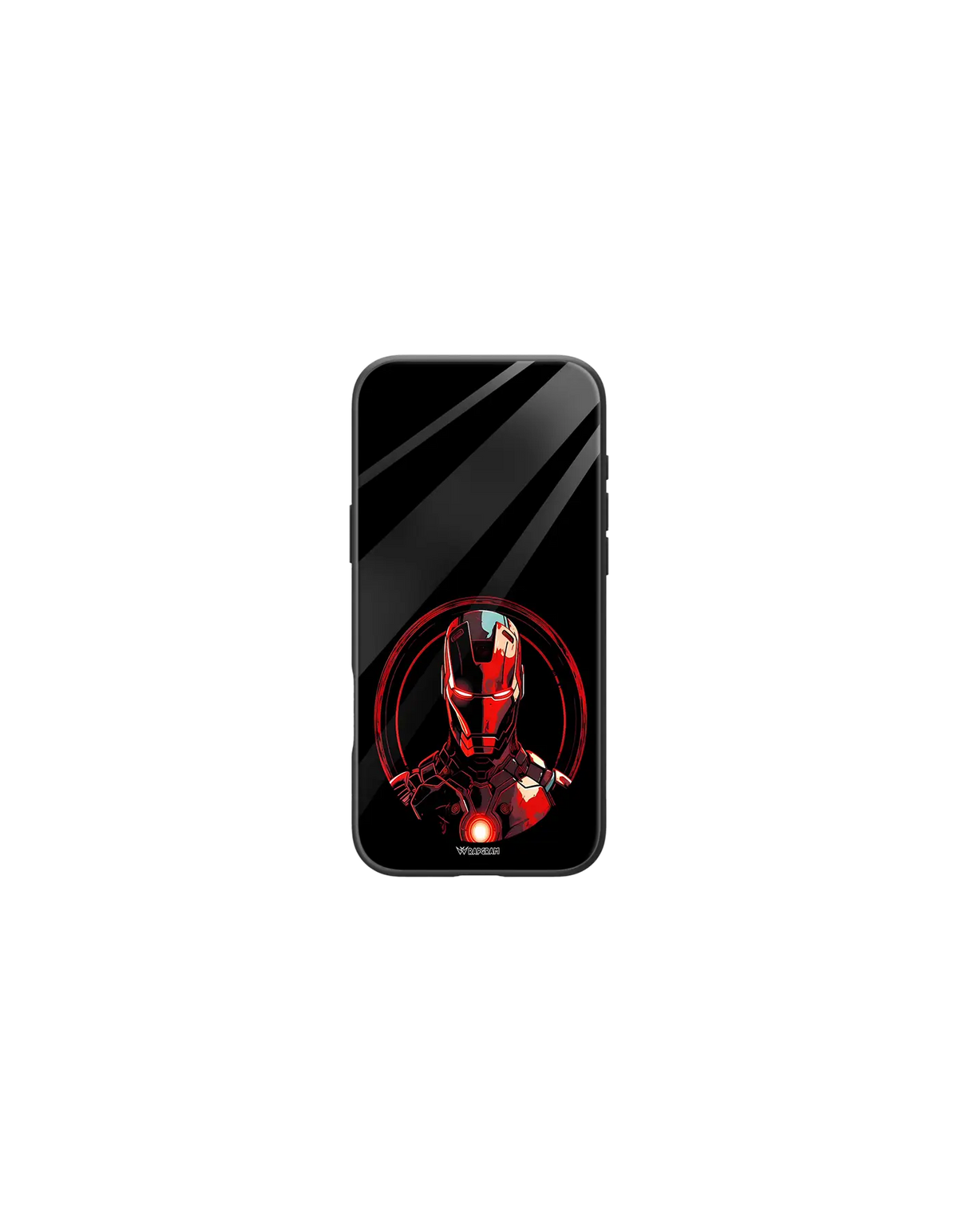 Iron Man Circle Glass Case - 00