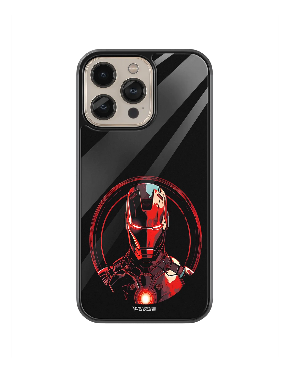Iron Man Circle Glass Case