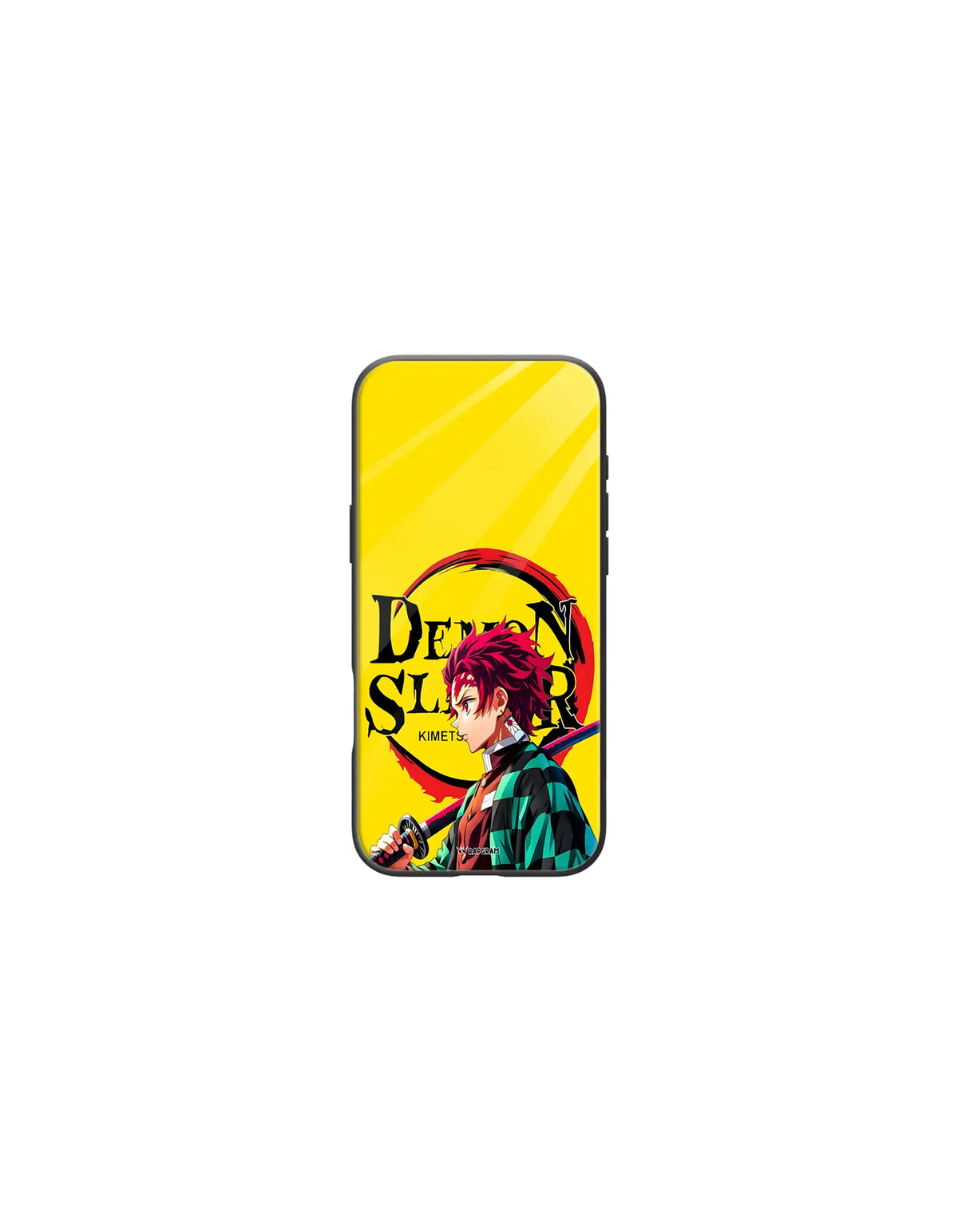 Tanjiro Yellow Glass Case - 00