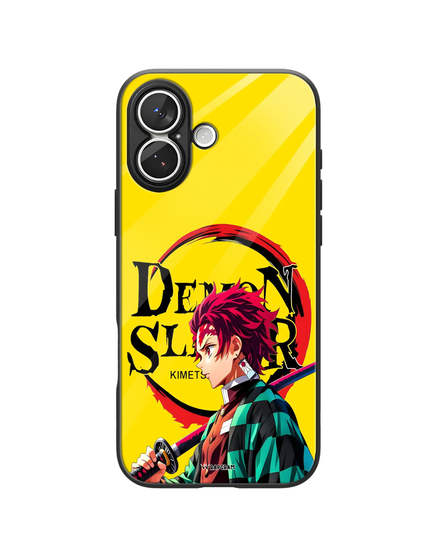 Tanjiro Yellow Glass Case