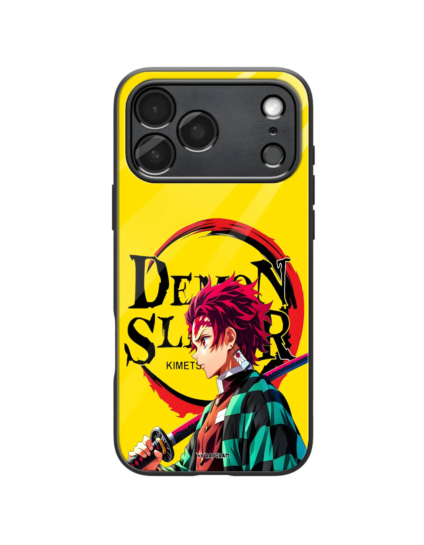 Tanjiro Yellow Glass Case