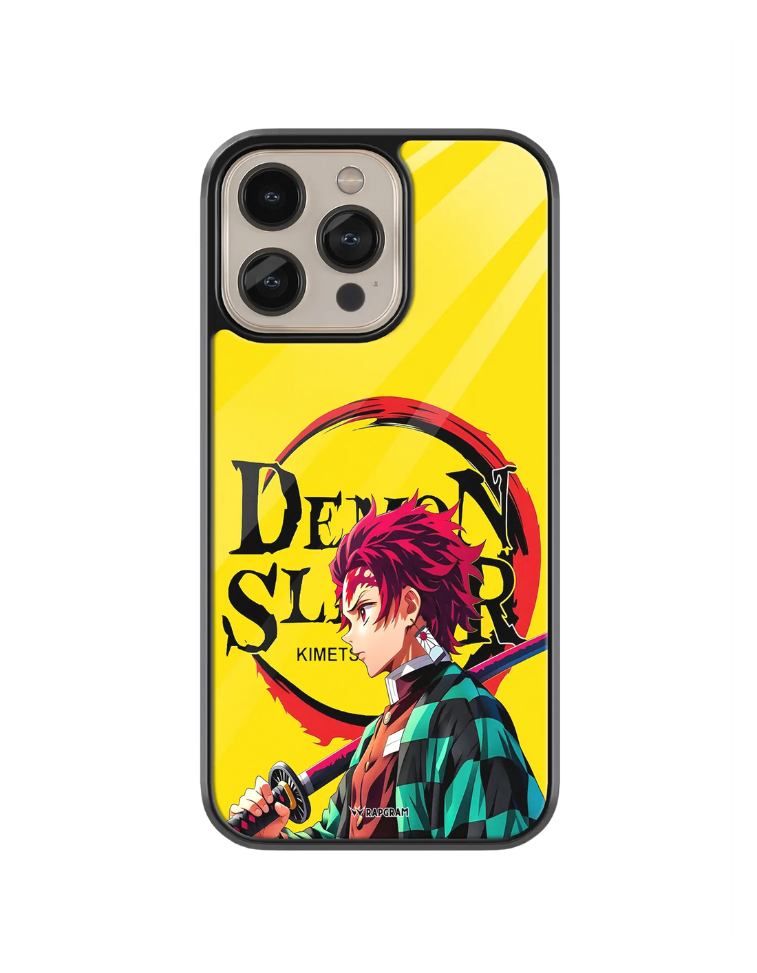 Tanjiro Yellow Glass Case