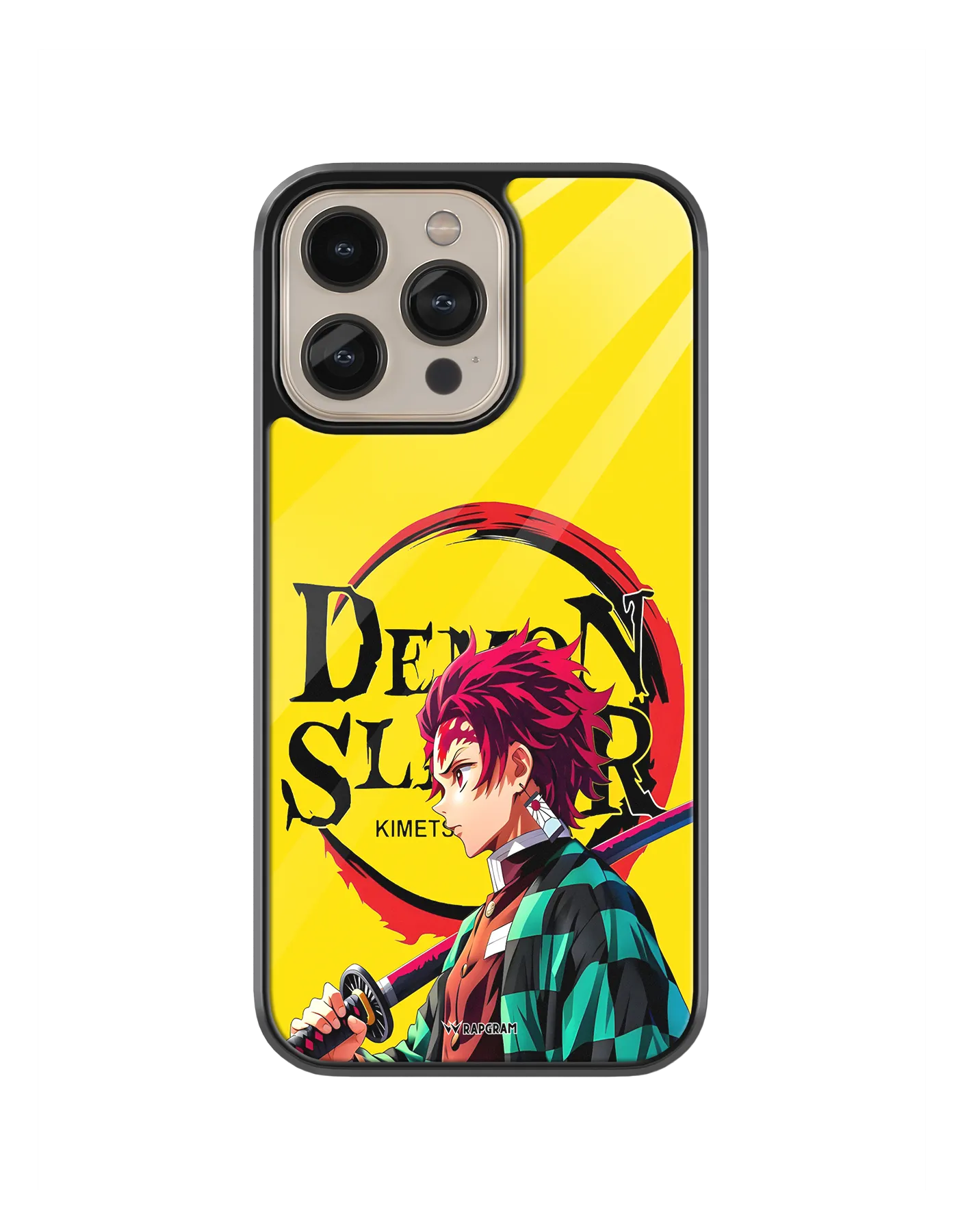 Tanjiro Yellow Glass Case