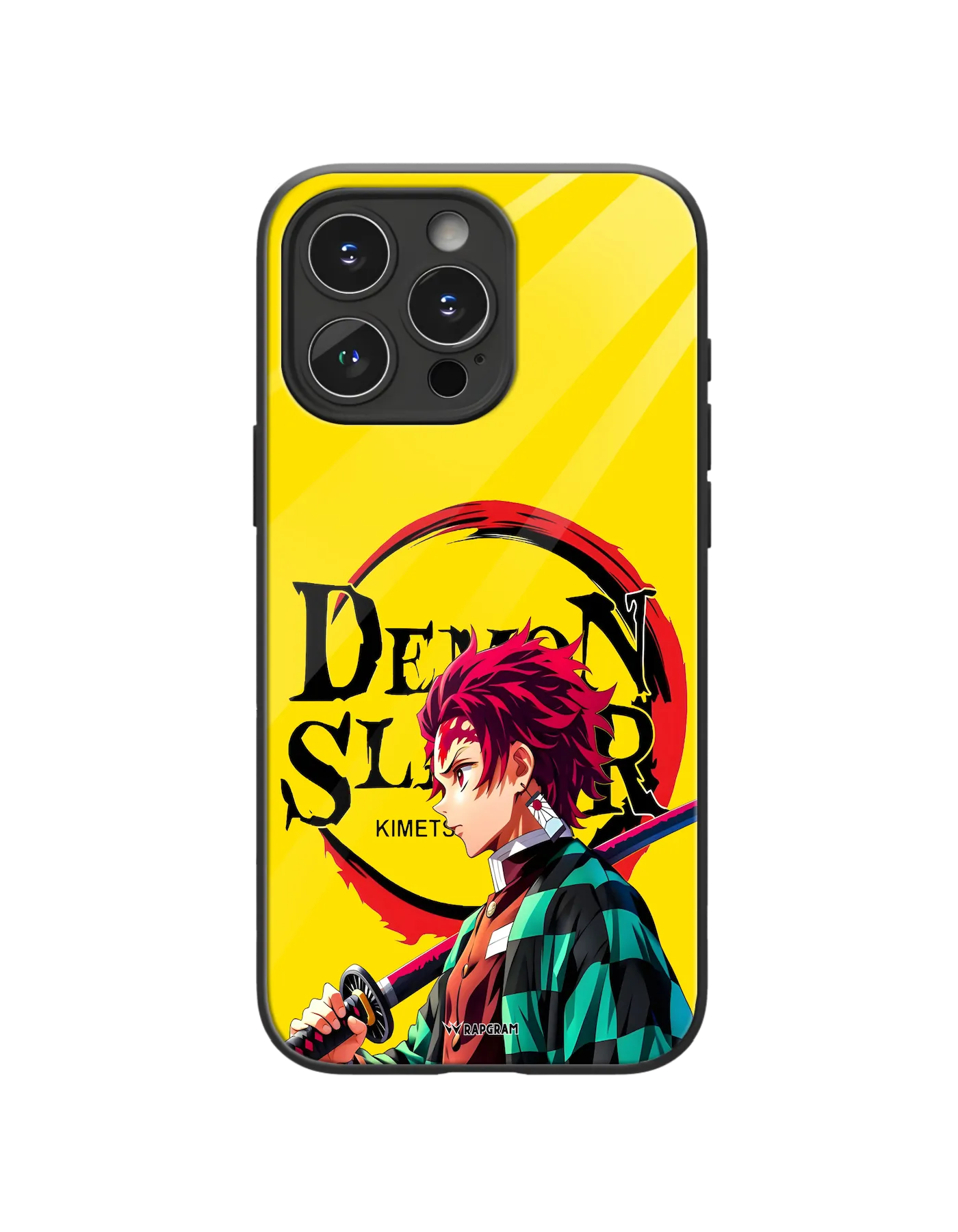 Tanjiro Yellow Glass Case