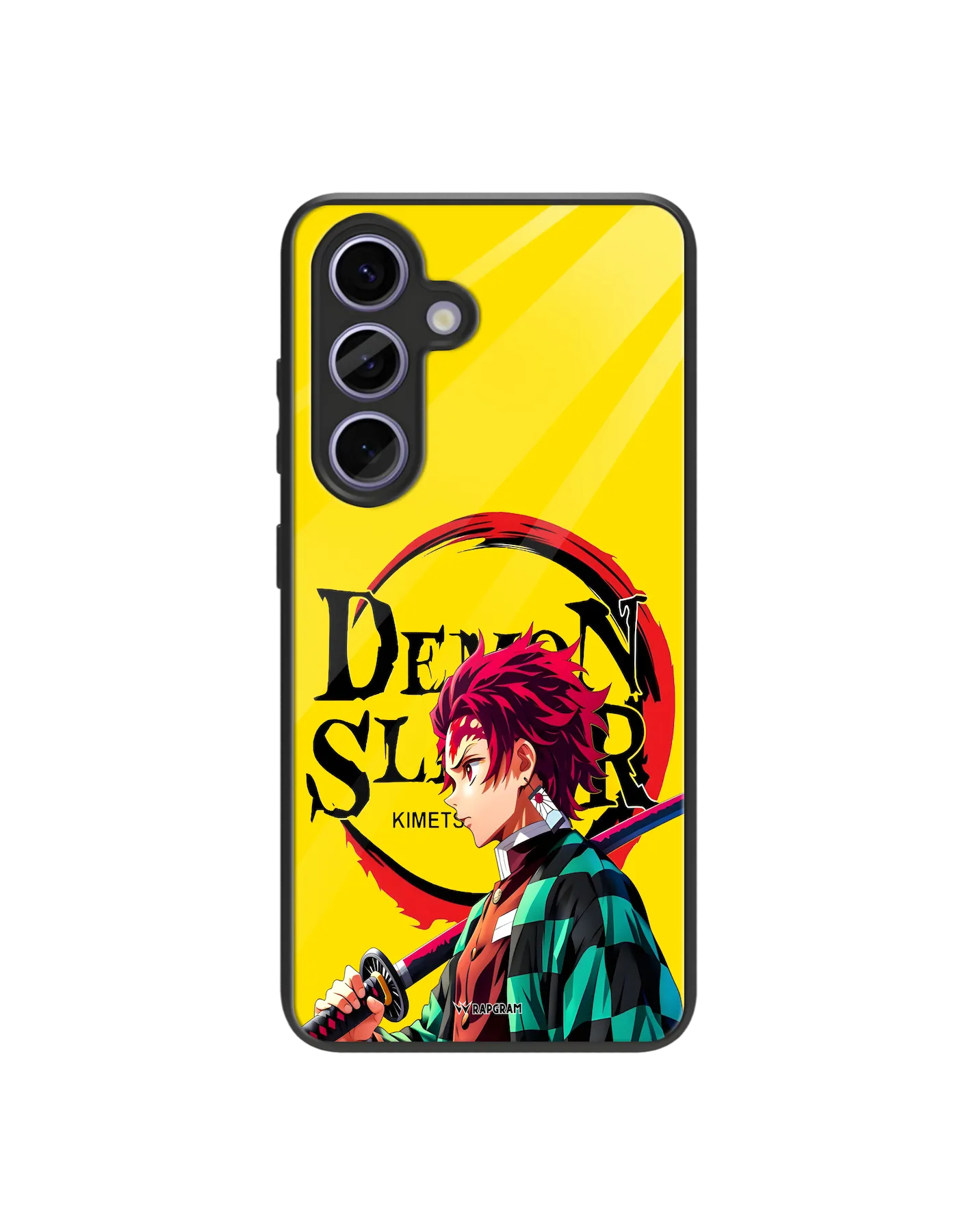 Tanjiro Yellow Glass Case