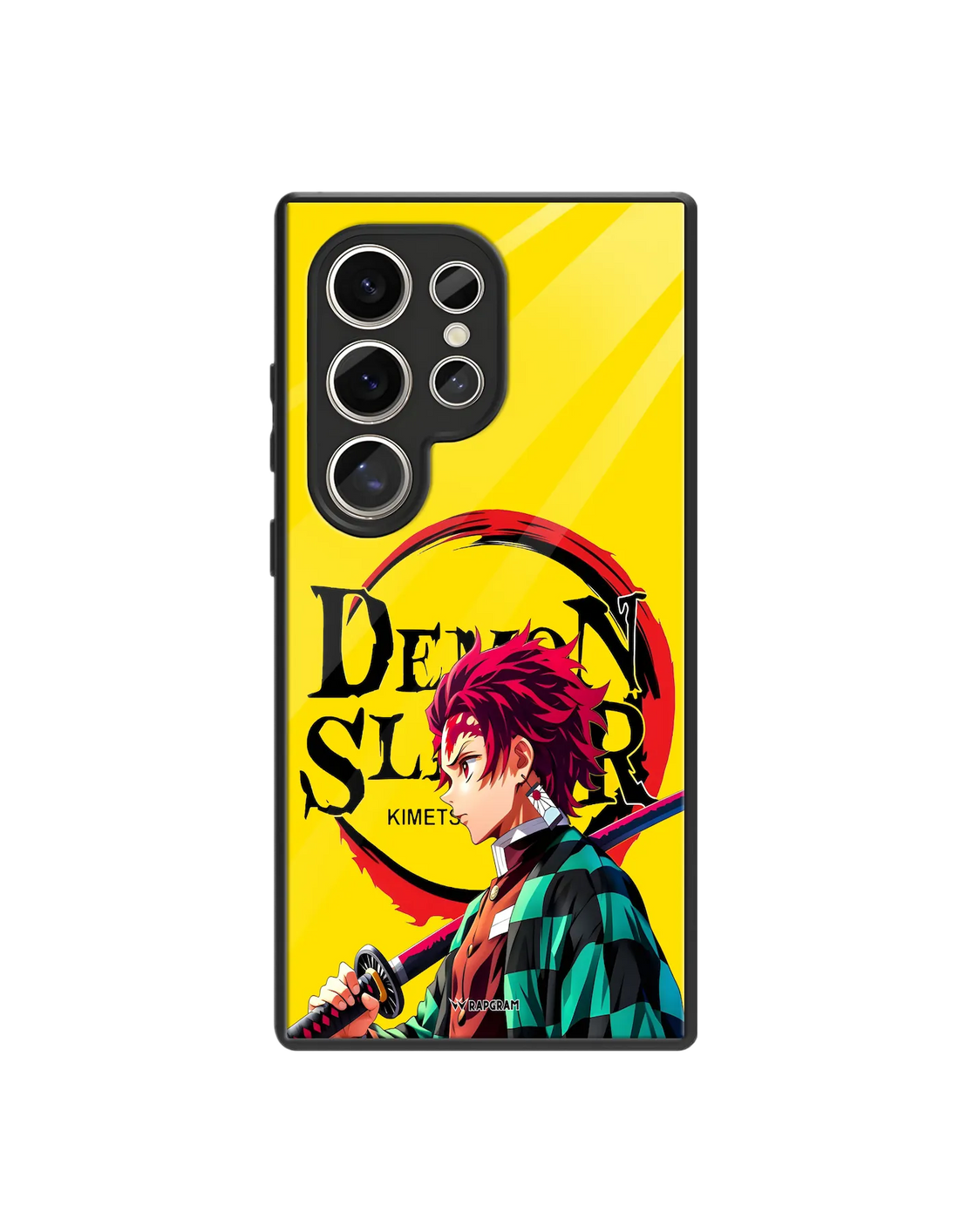 Tanjiro Yellow Glass Case