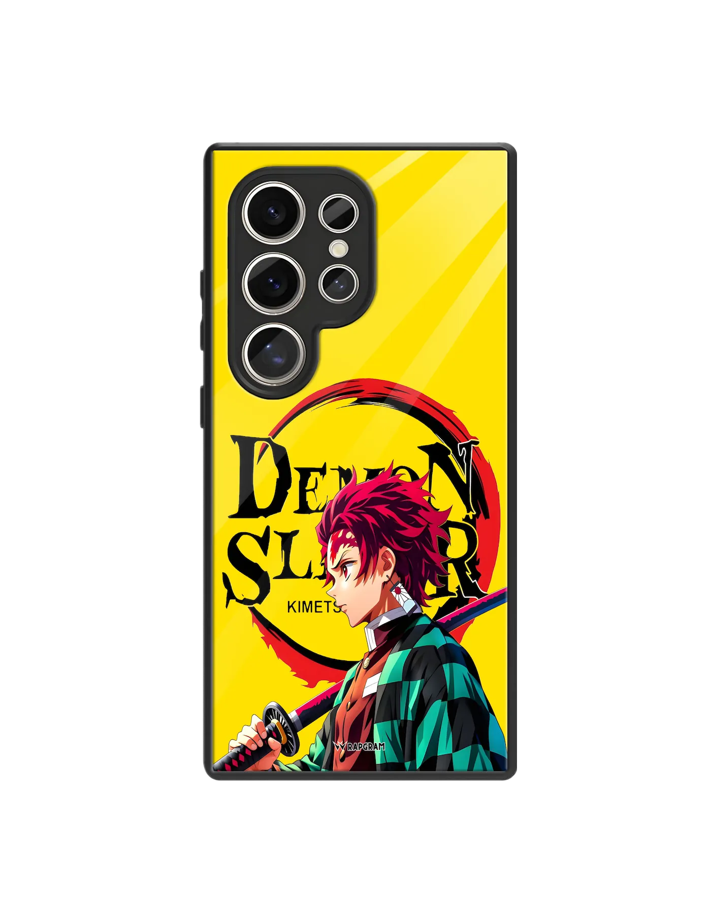 Tanjiro Yellow Glass Case