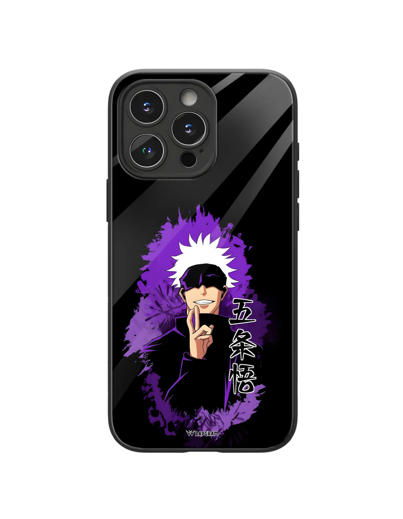 Gojo Purple Glass Case