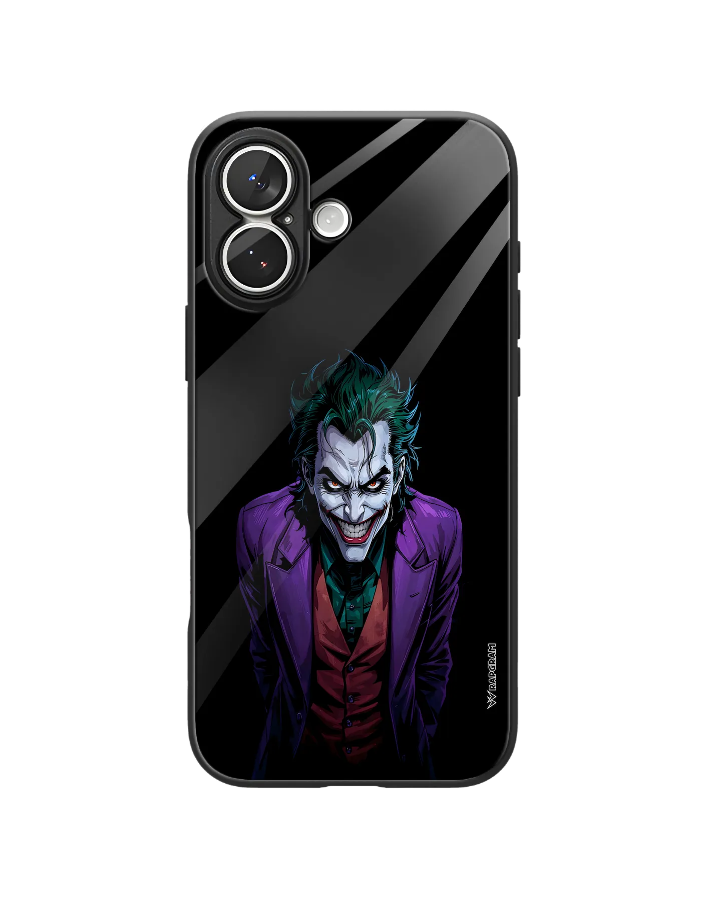 Joker Purple Glass Case
