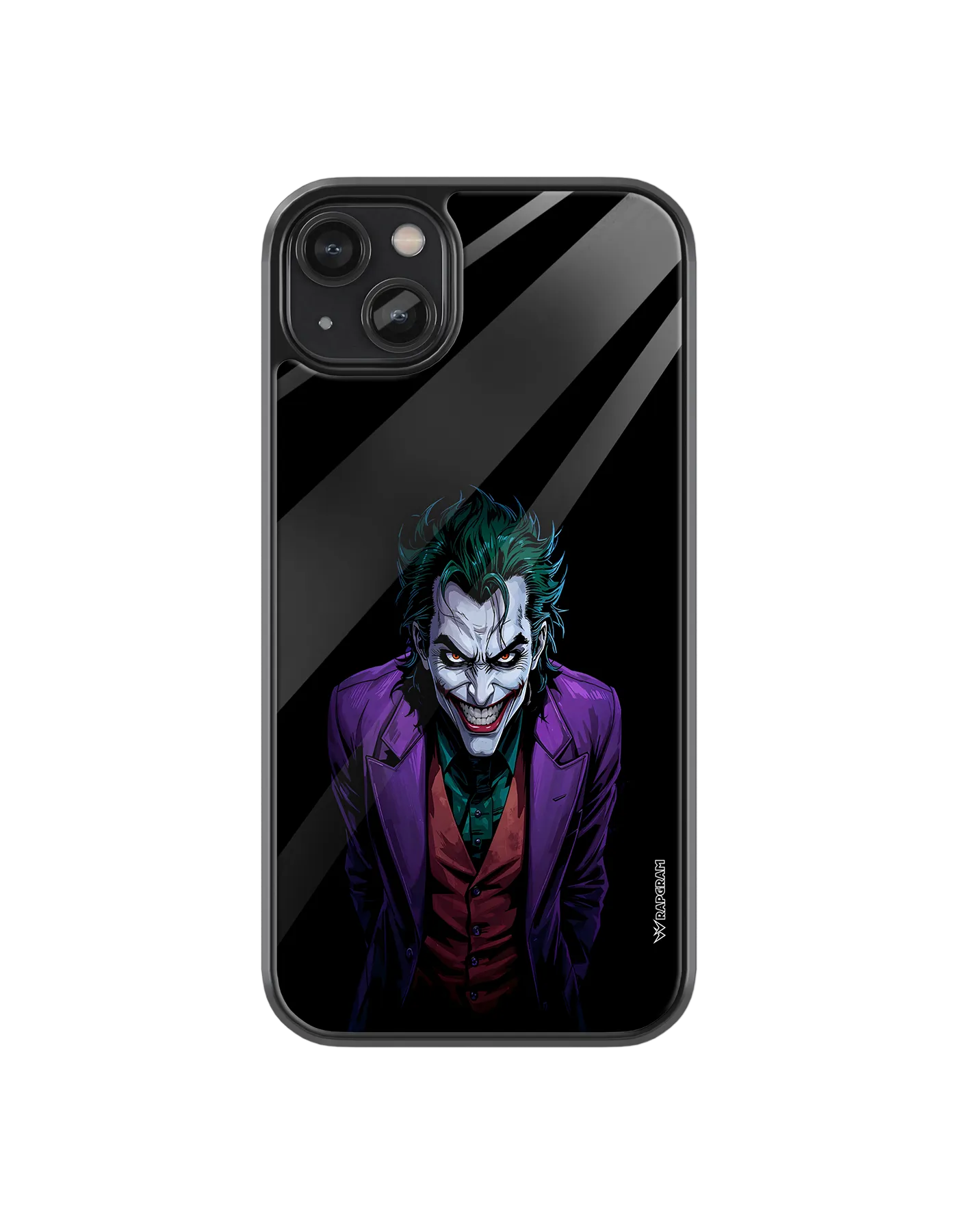 Joker Purple Glass Case