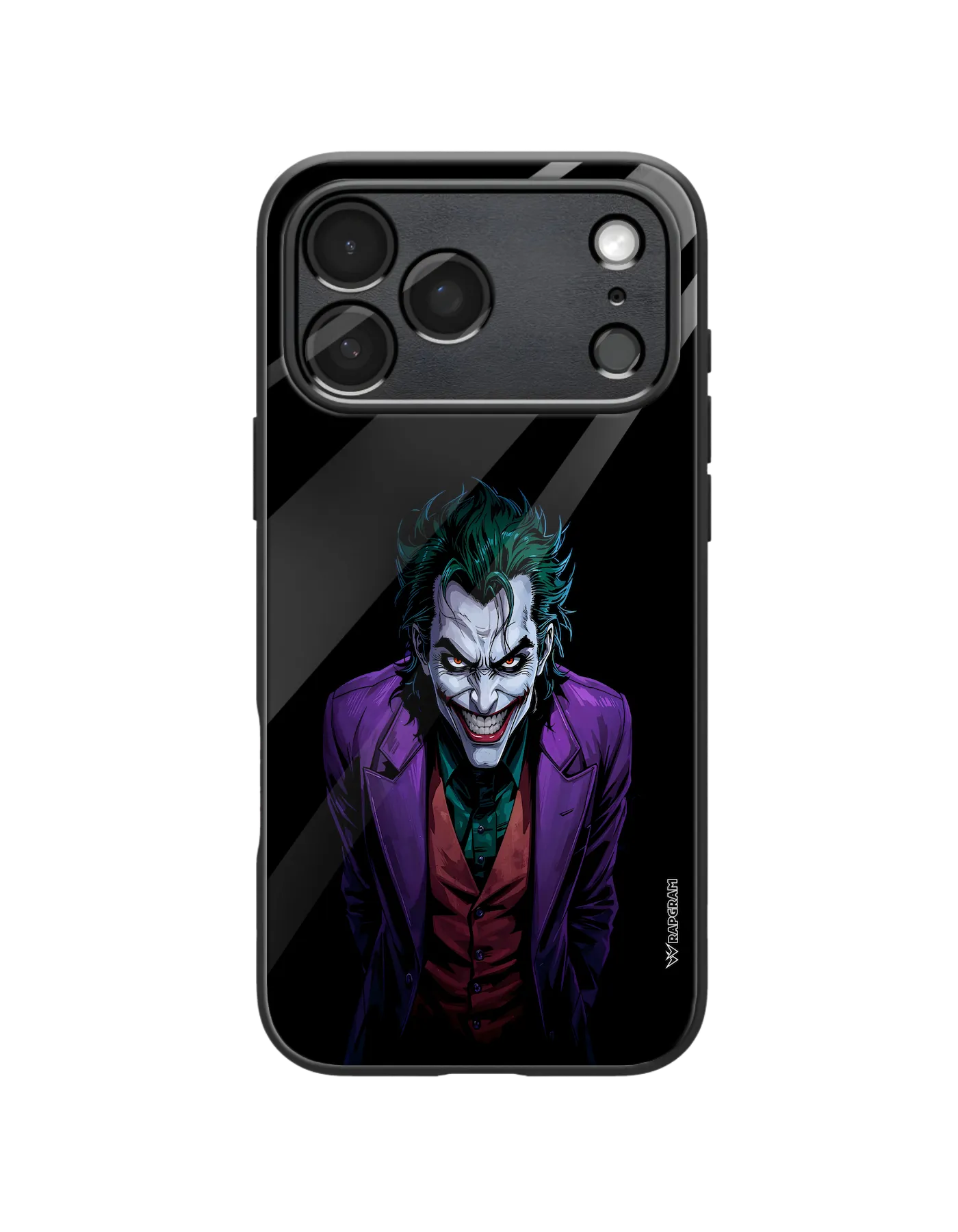 Joker Purple Glass Case