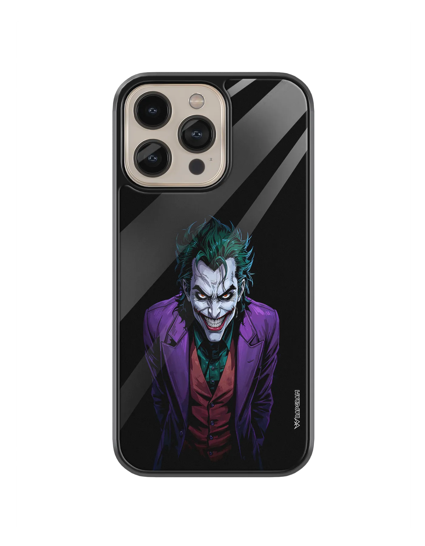Joker Purple Glass Case