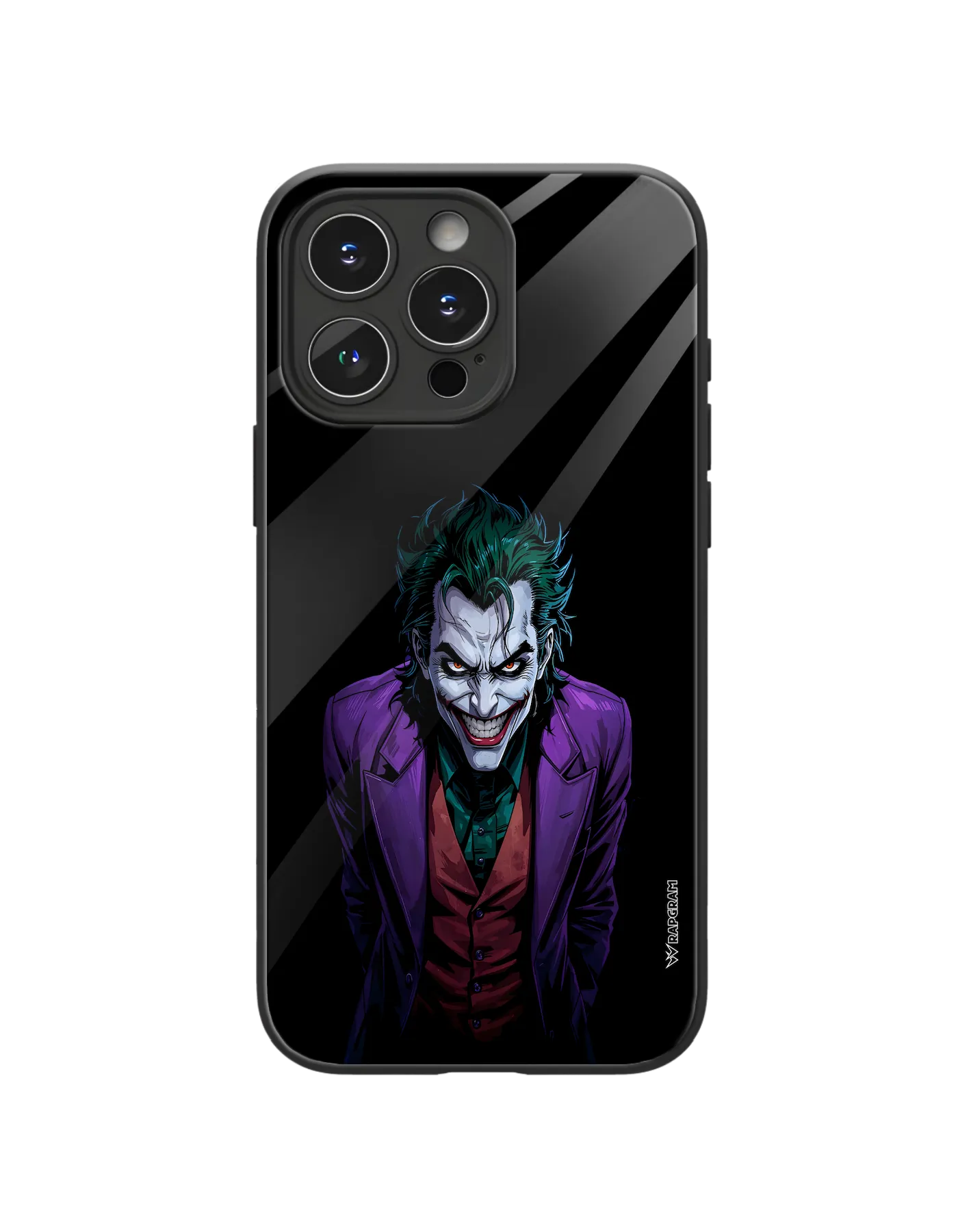 Joker Purple Glass Case