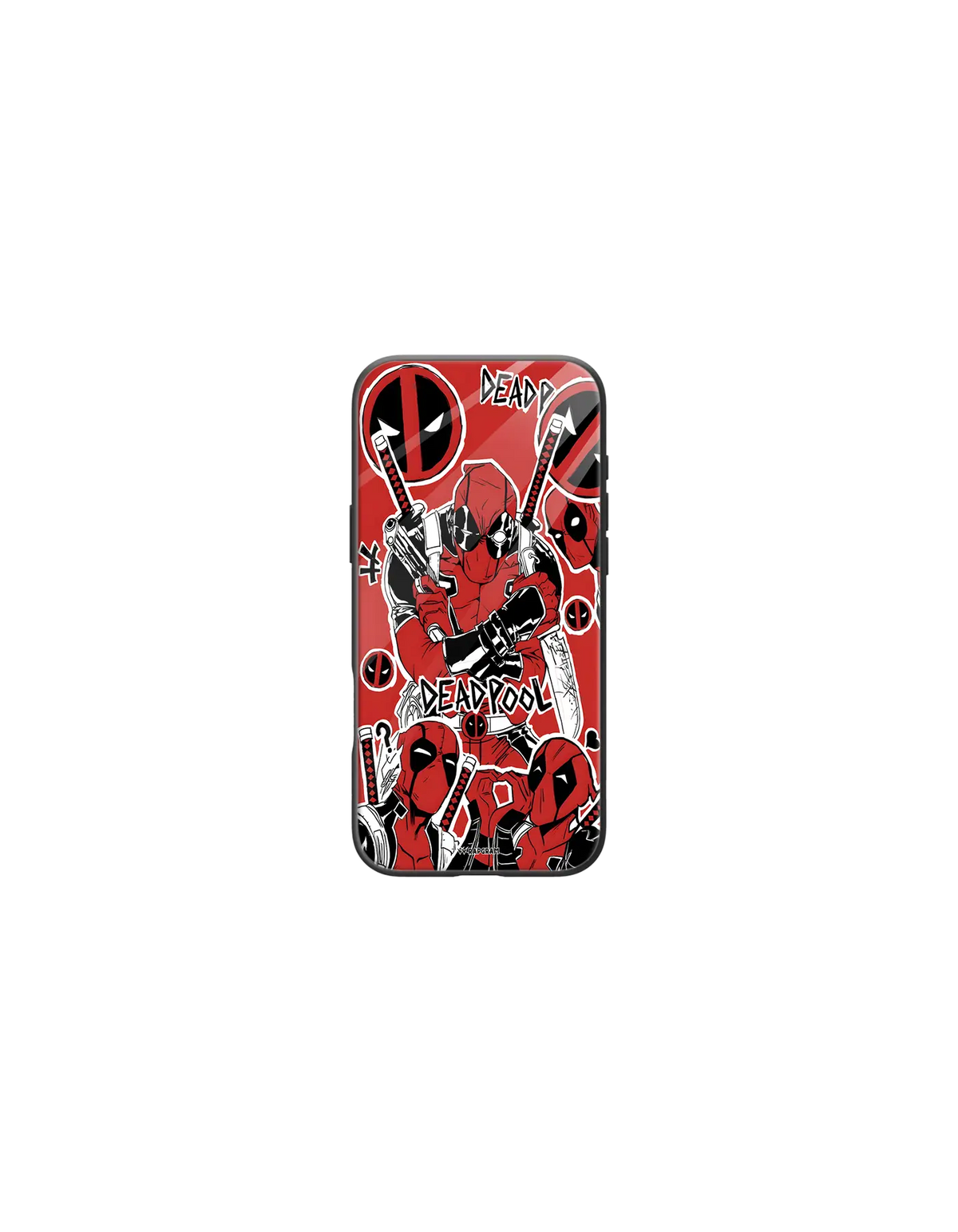 Deadpool Collage Glass Case - 00