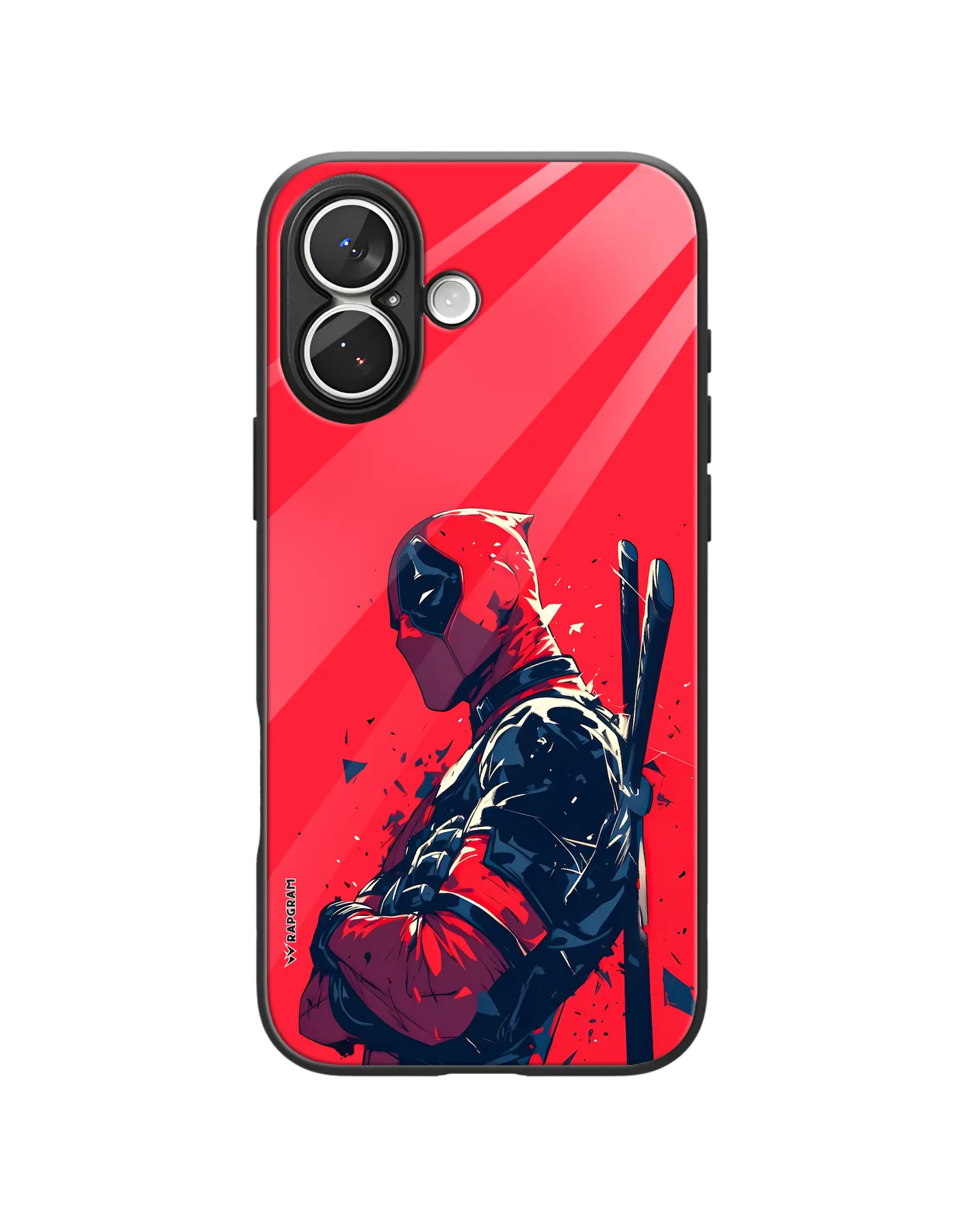 Deadpool Red Glass Case