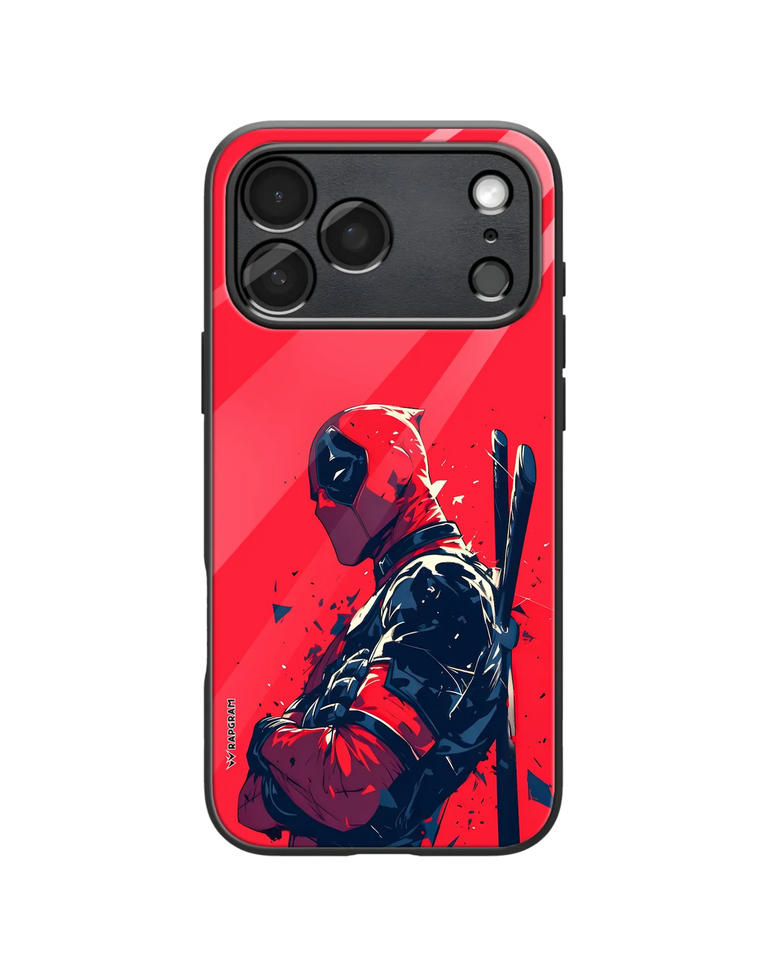 Deadpool Red Glass Case
