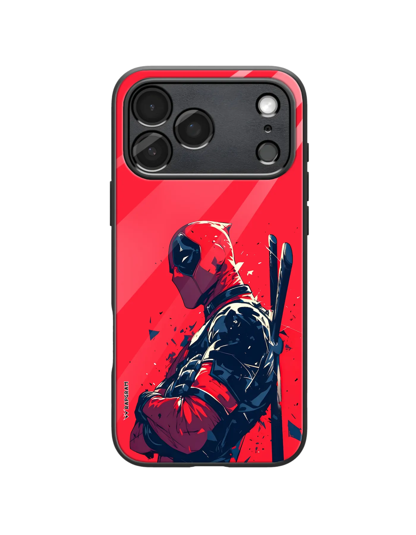 Deadpool Red Glass Case