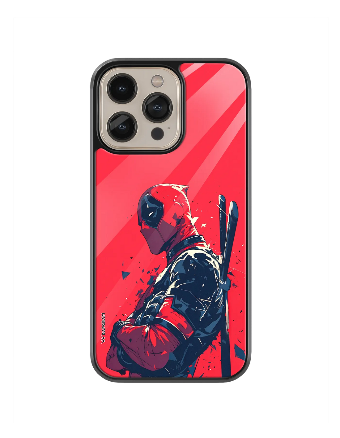 Deadpool Red Glass Case