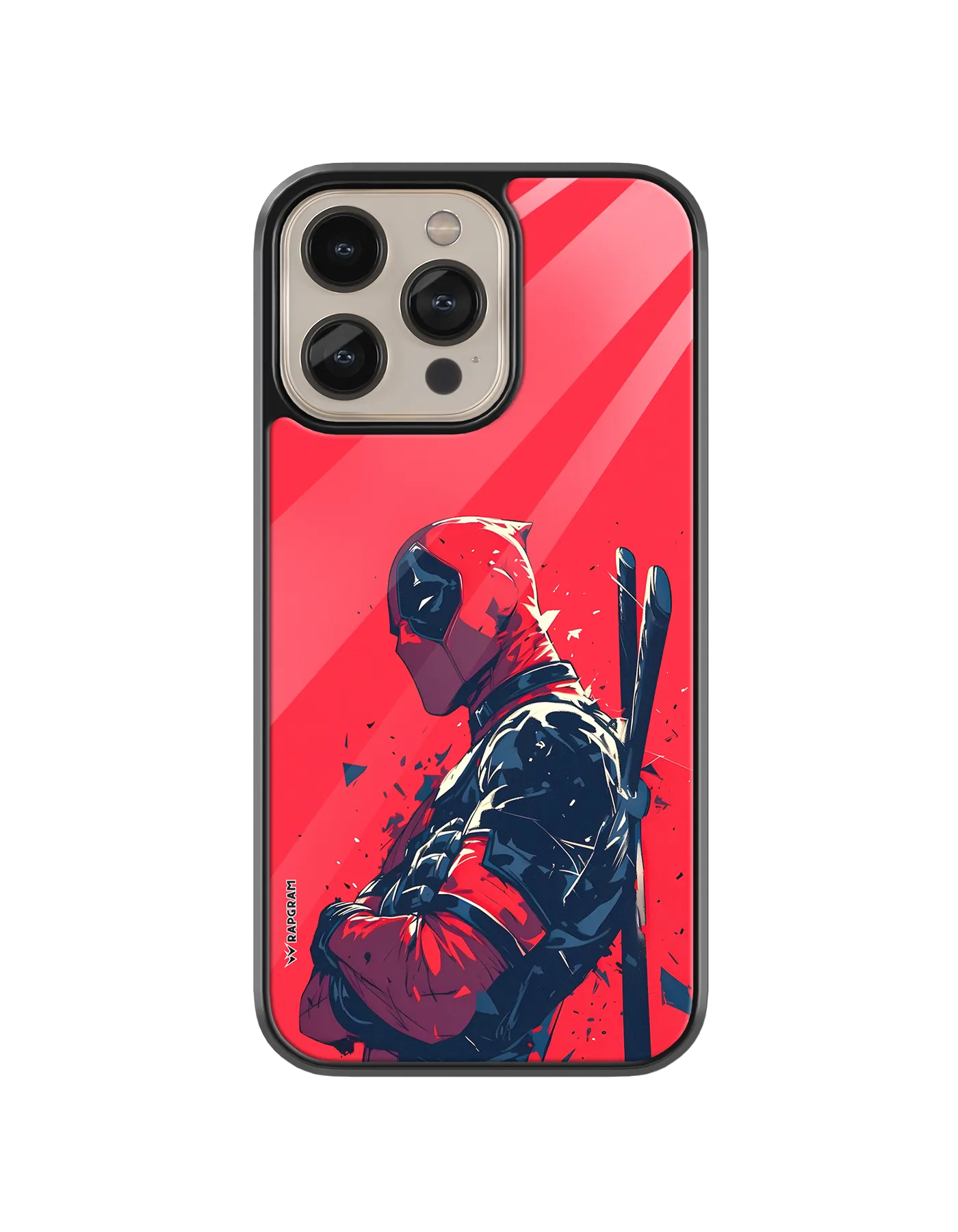 Deadpool Red Glass Case