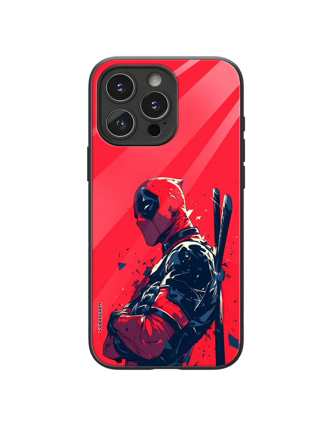 Deadpool Red Glass Case