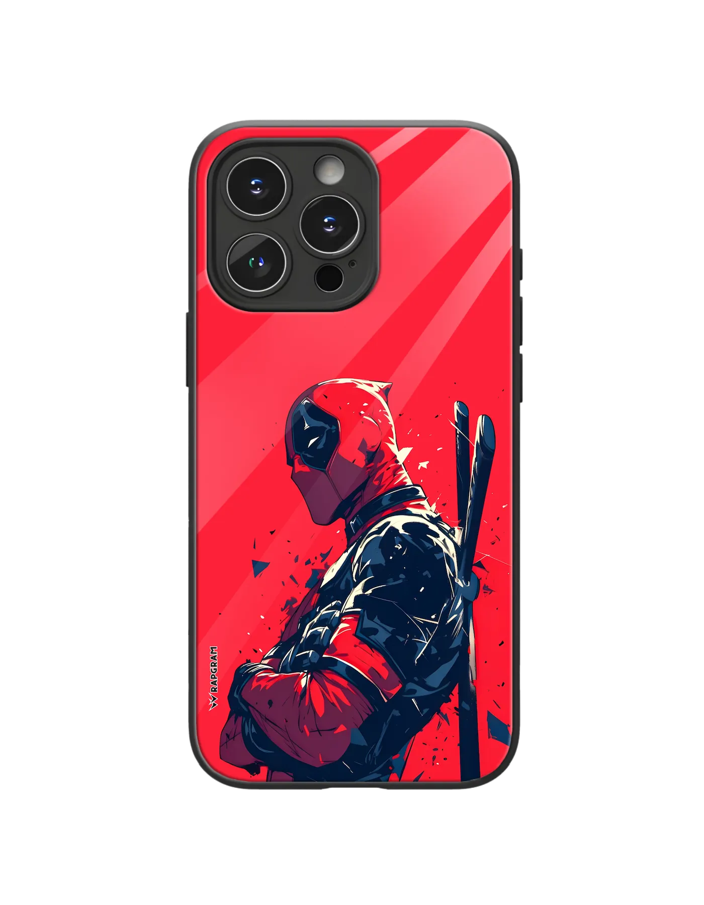 Deadpool Red Glass Case