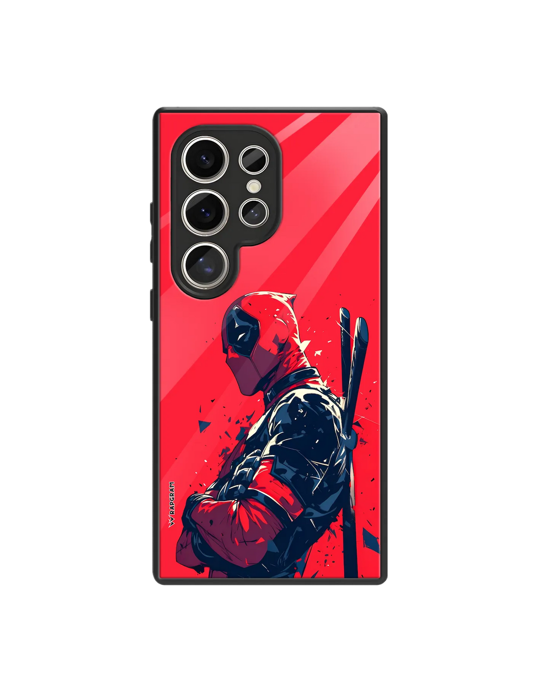 Deadpool Red Glass Case
