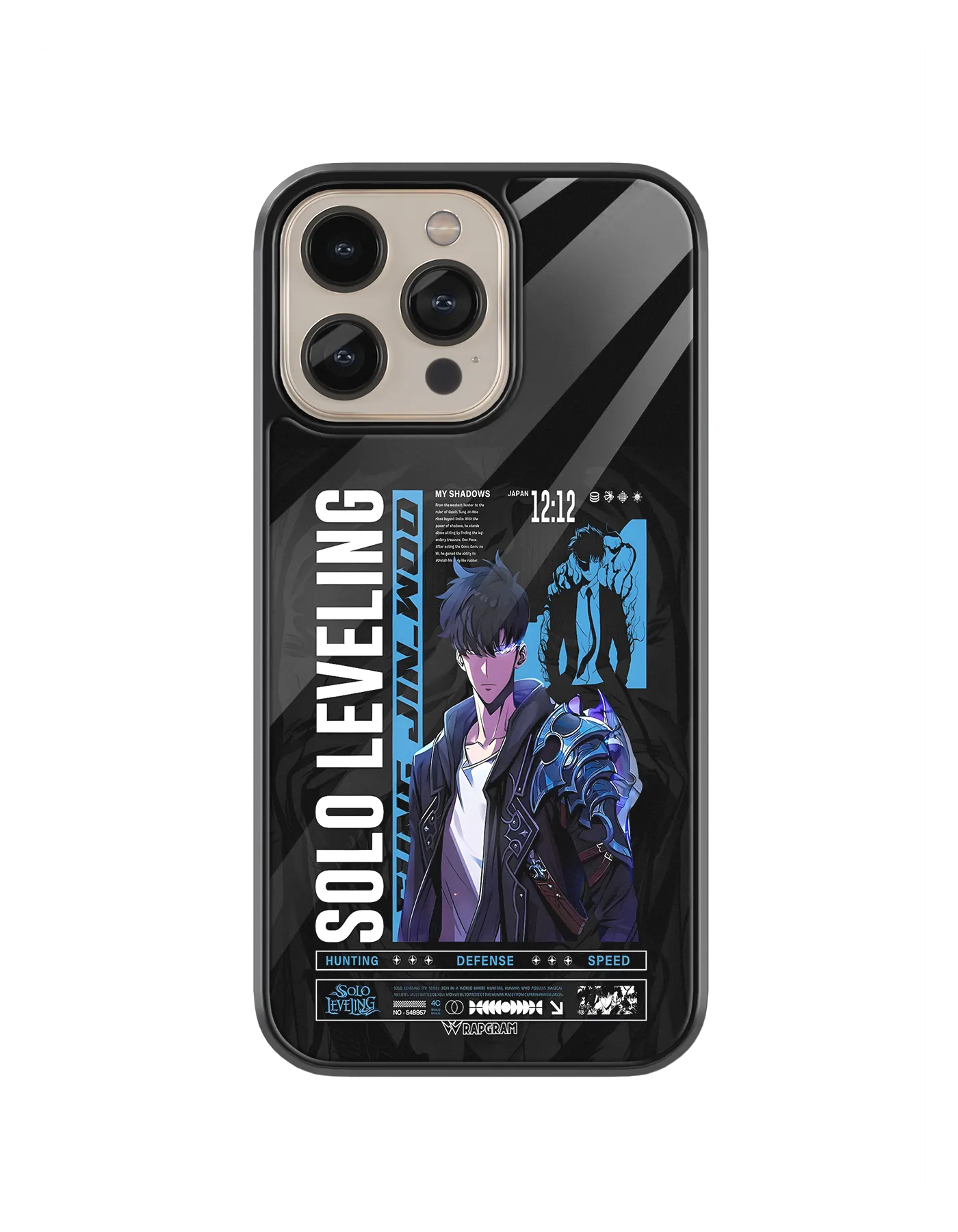 Jinwoo Blue Glass Case