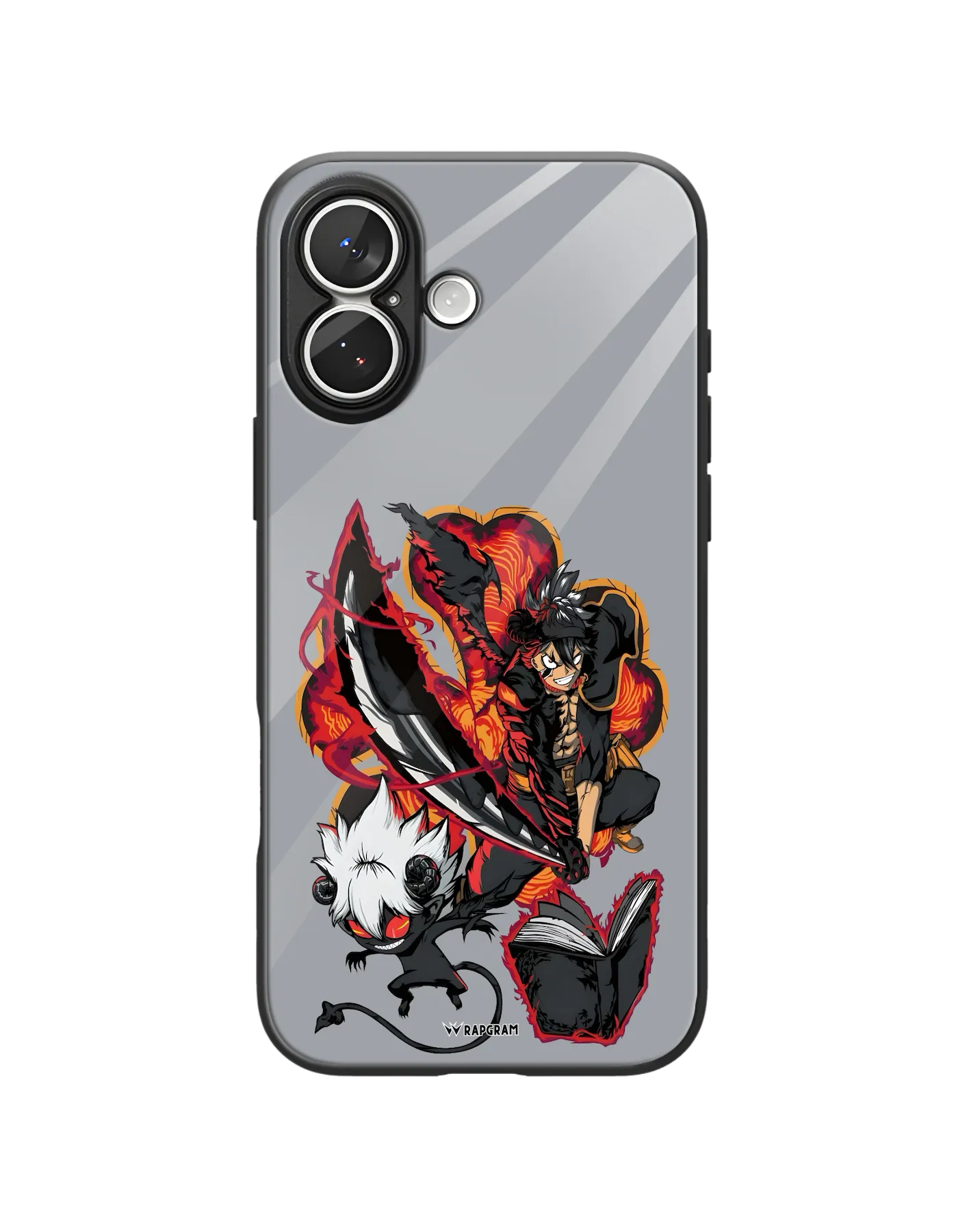 Asta Black Bull Glass Case