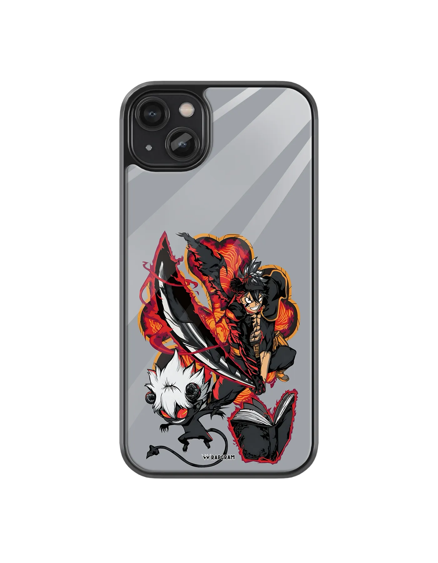 Asta Black Bull Glass Case