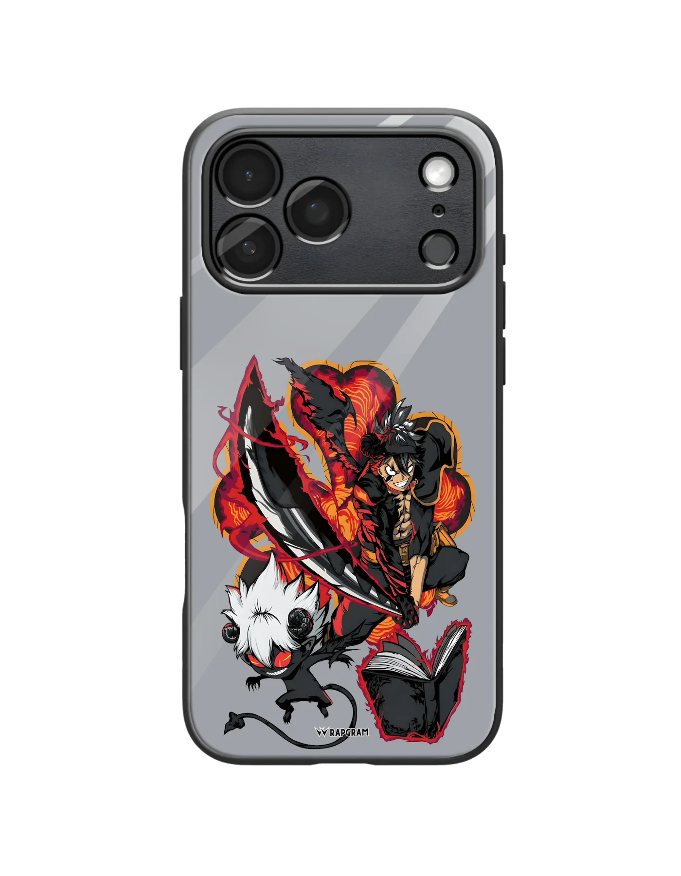 Asta Black Bull Glass Case