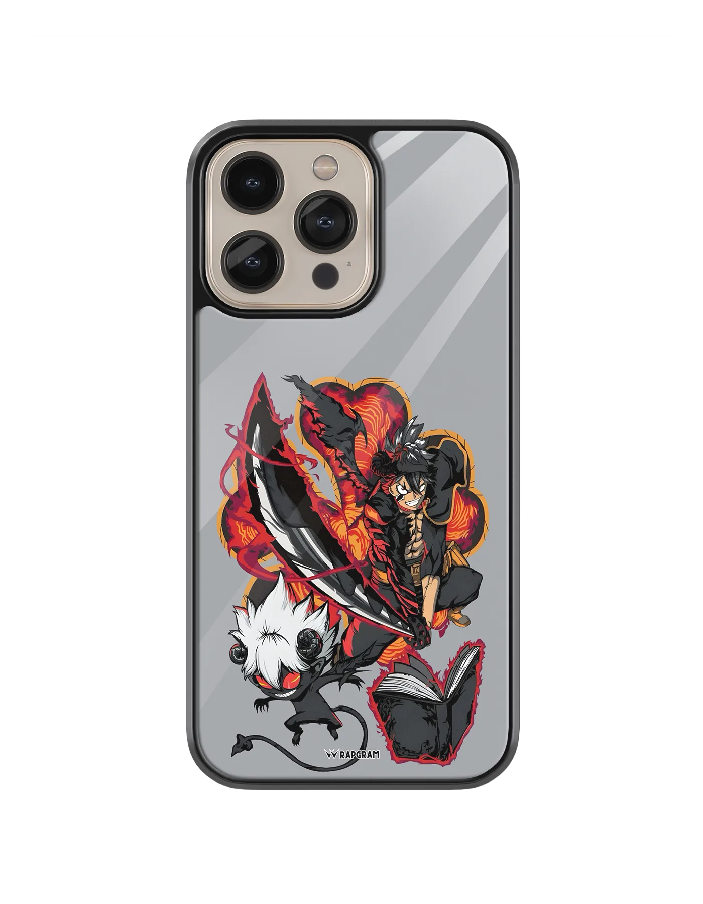Asta Black Bull Glass Case