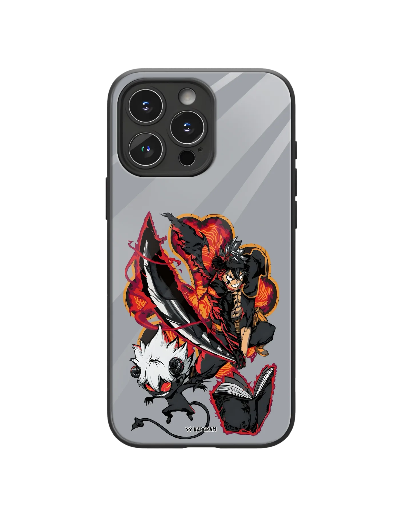 Asta Black Bull Glass Case