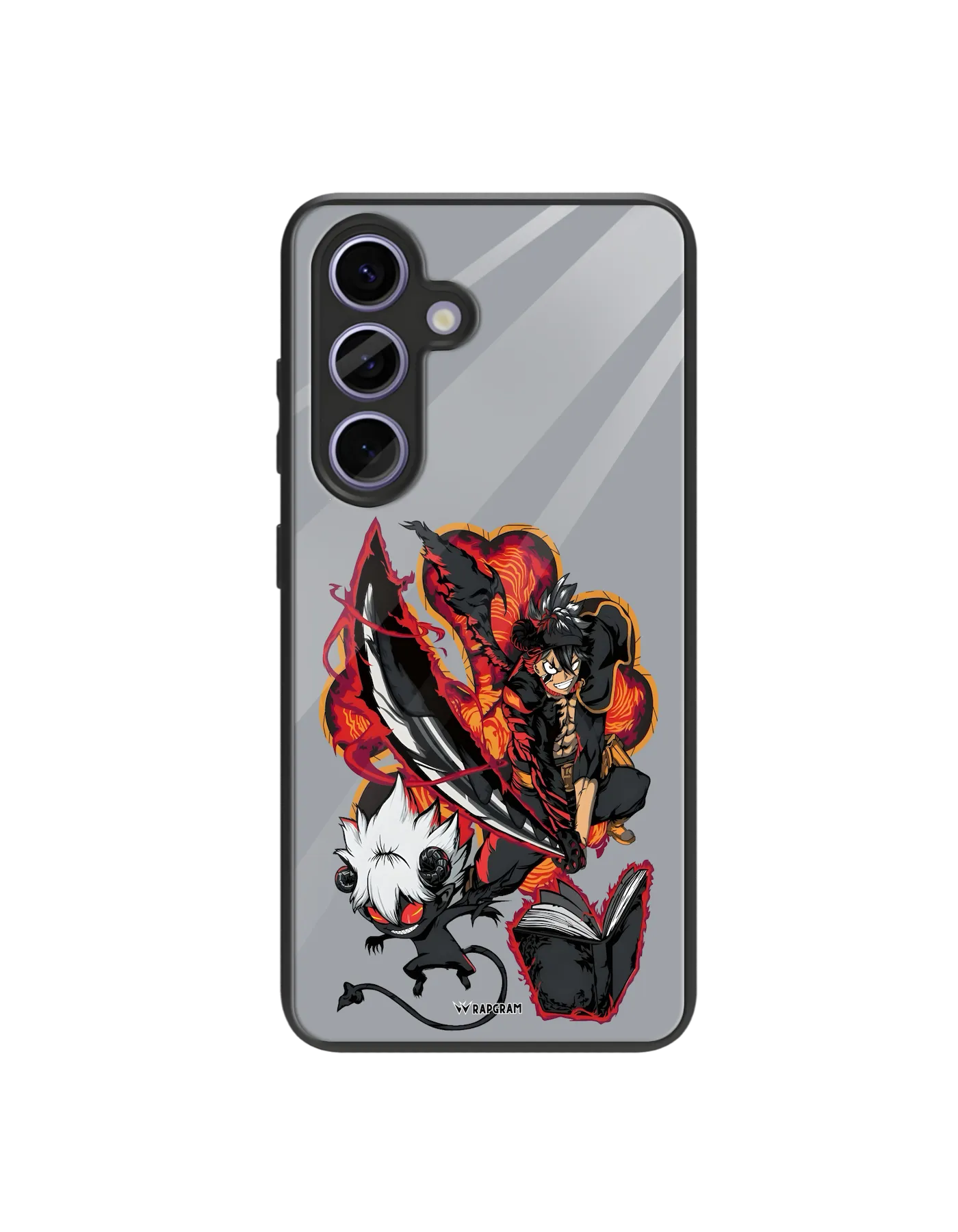 Asta Black Bull Glass Case