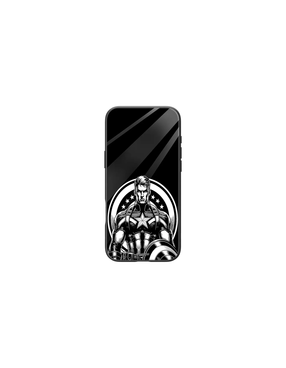 Cap Engraved Glass Case - 00