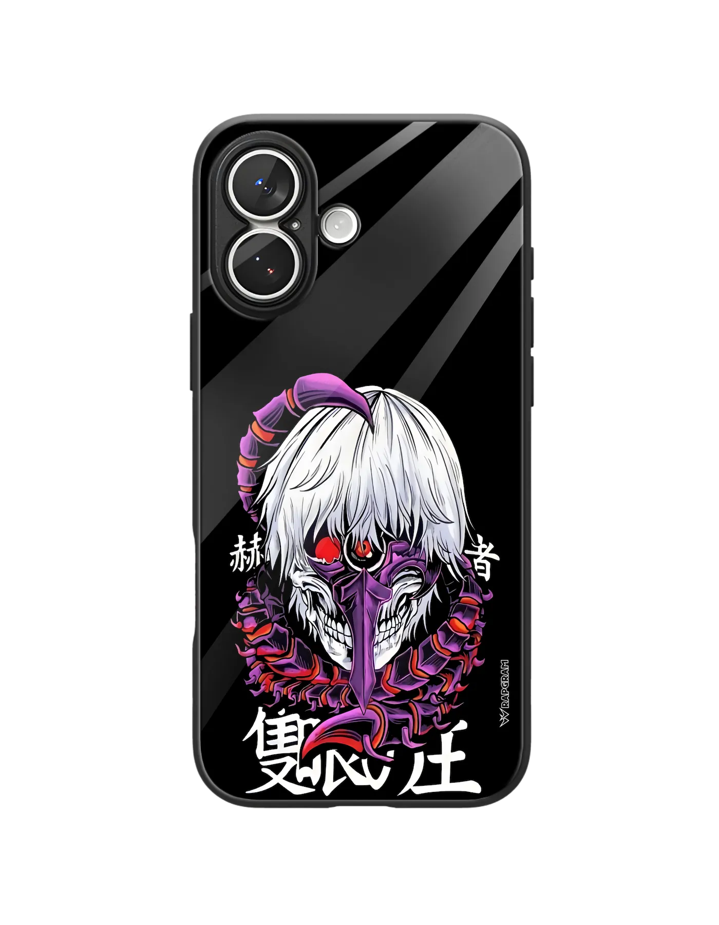 Kaneki Mask Glass Case