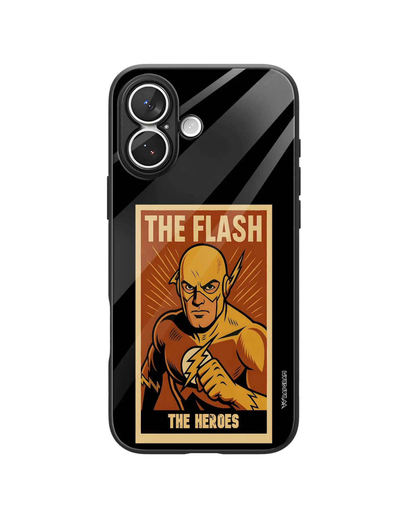 Flash Heroes Glass Case